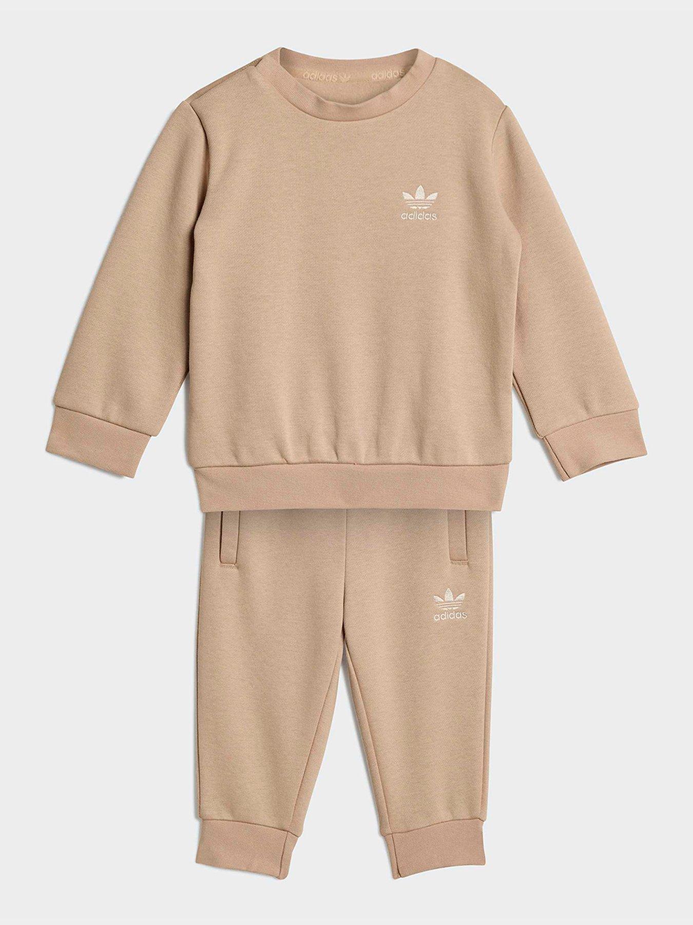 adidas Originals Infant Crew Set, Magic Beige, Size 9-12 Months