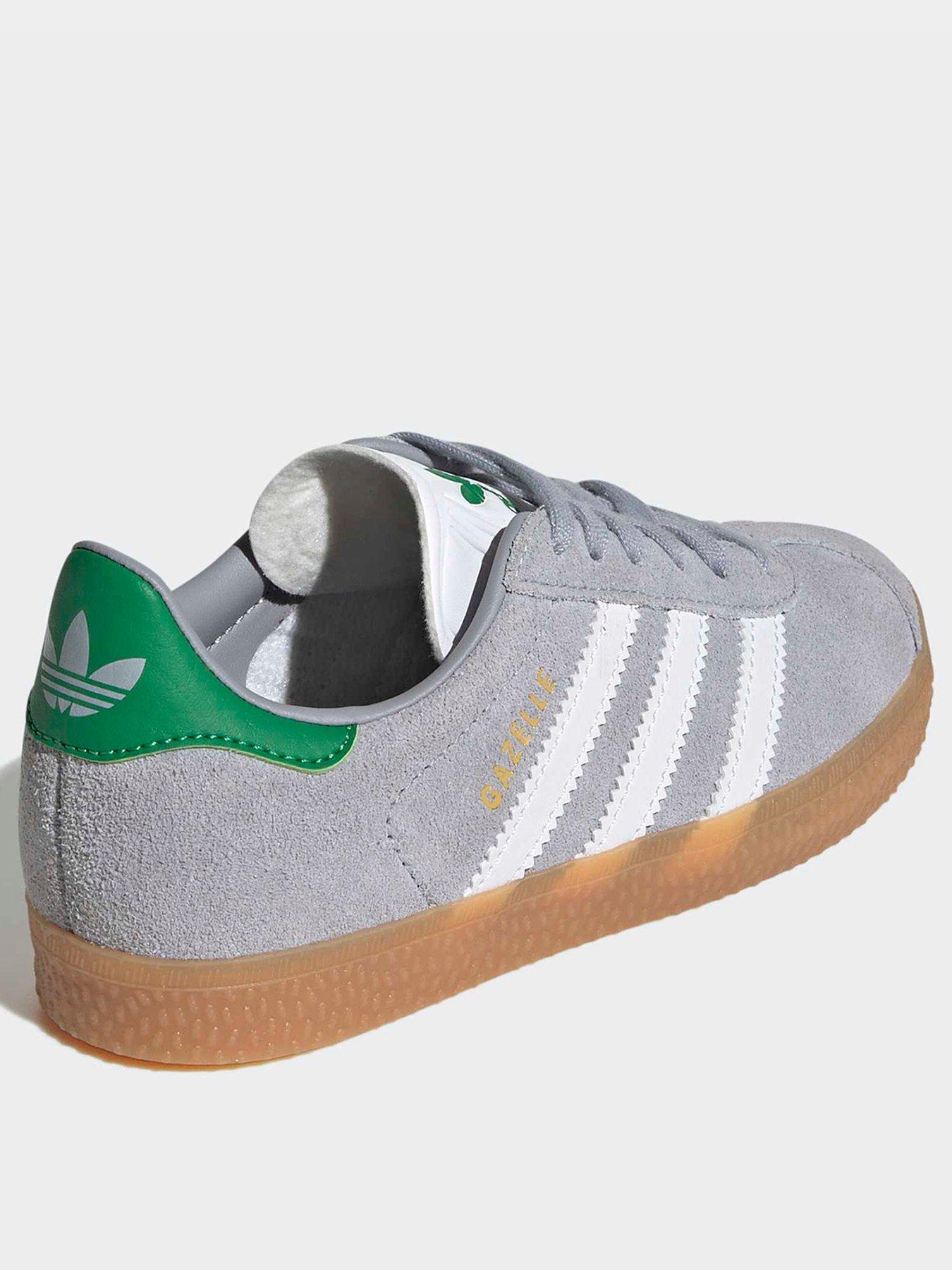 adidas gazelle silver green womens adidas Gazelle ADV - Unisex - Grey Two / Chalk White / Gold main image 0