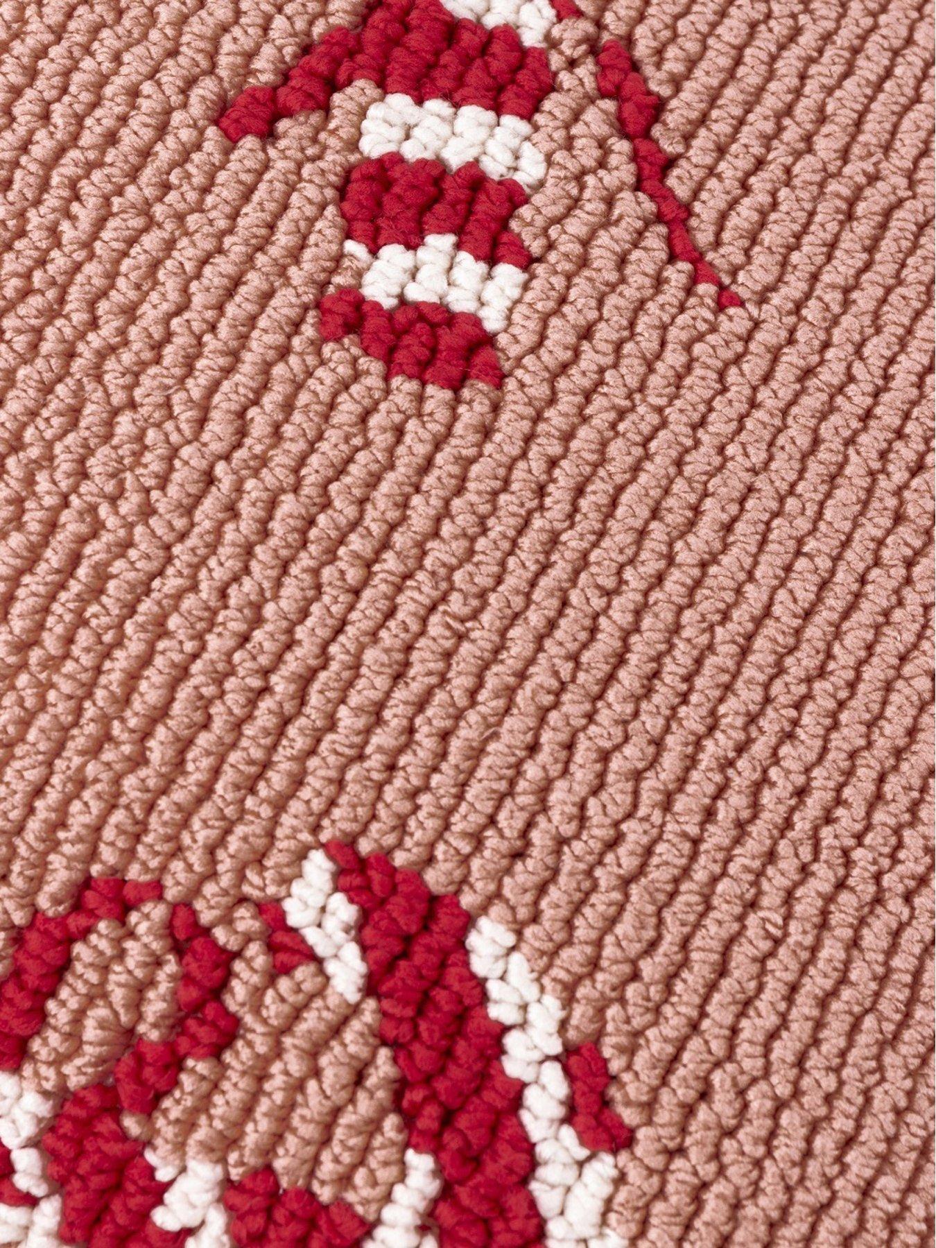 Image 5 of 6 of Furn Candy Canes 45x45 Polyester Cushion Pink/red