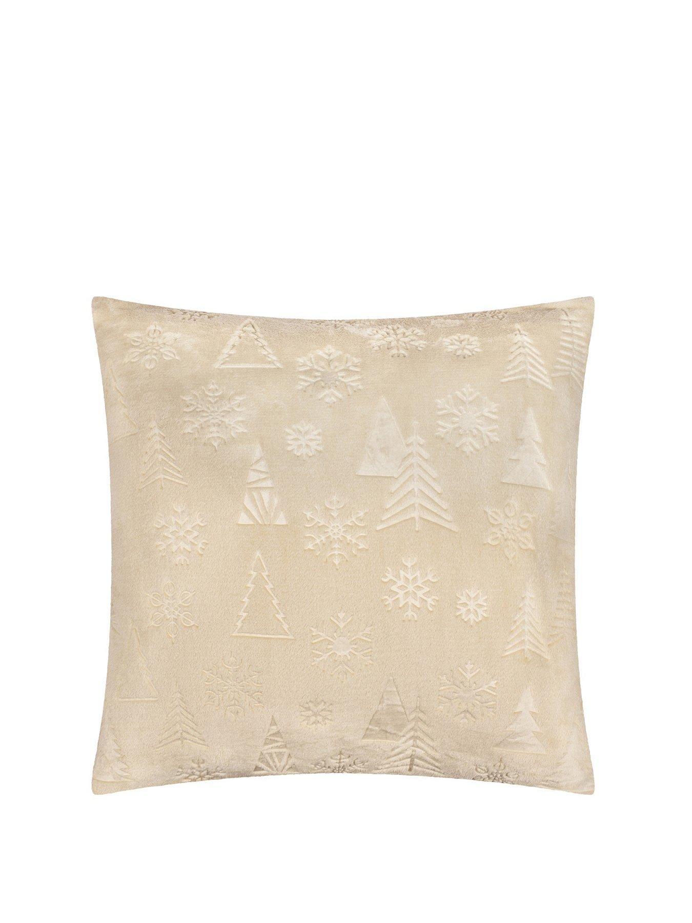Furn Festive Time 50x50 Polyester Cushion Natural
