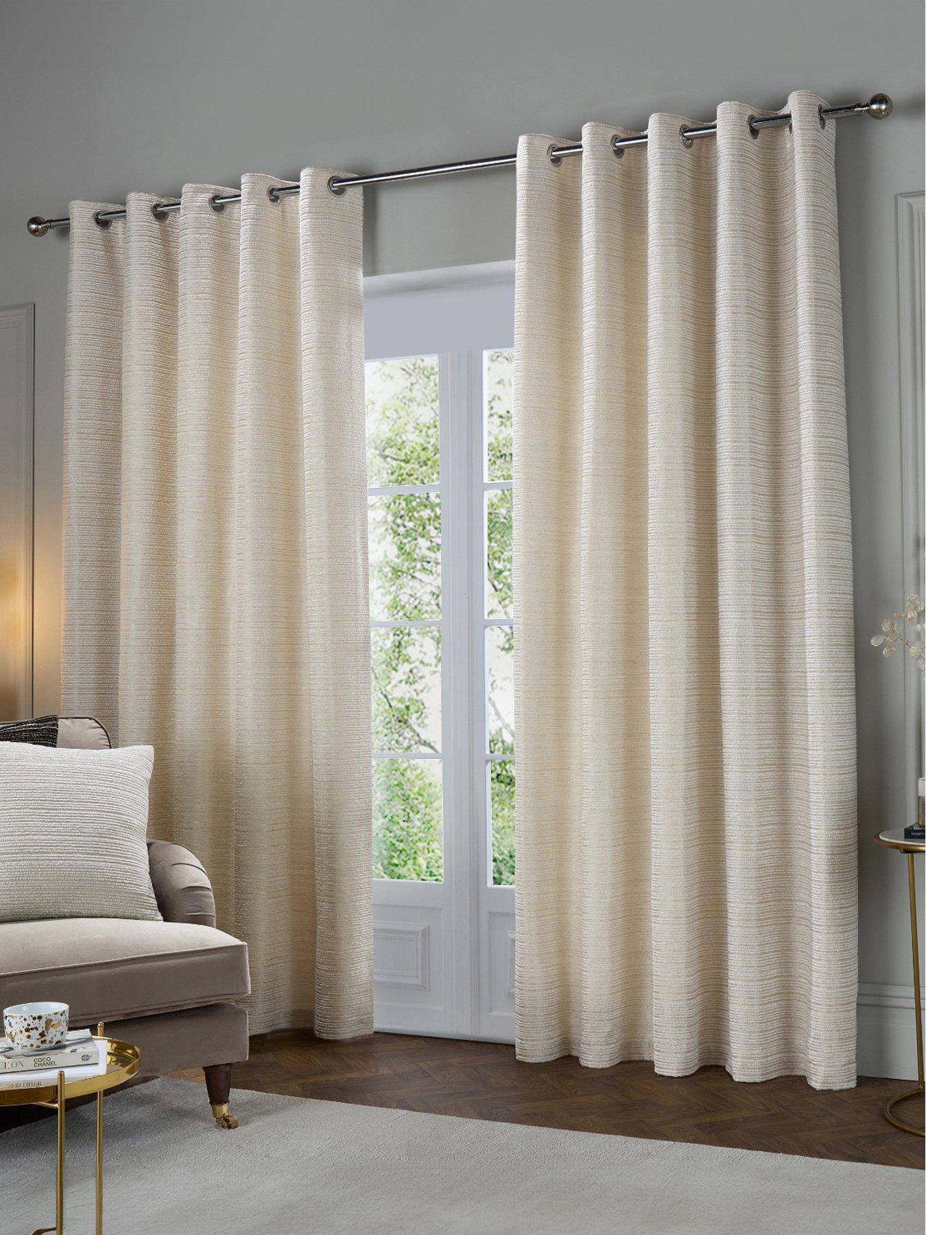 Image 1 of 6 of Paoletti Jupiter Eyelet Curtains