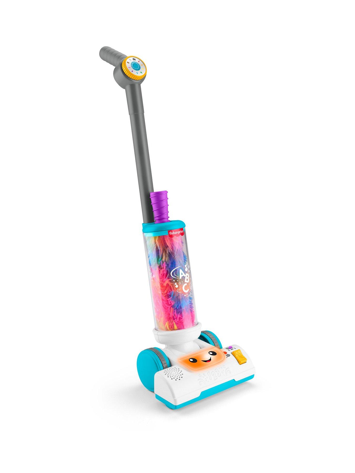 Fisher-Price Laugh  &  Learn 2-in-1 Vacuum Toddler Musical Learning Toy - Multilanguage Version
