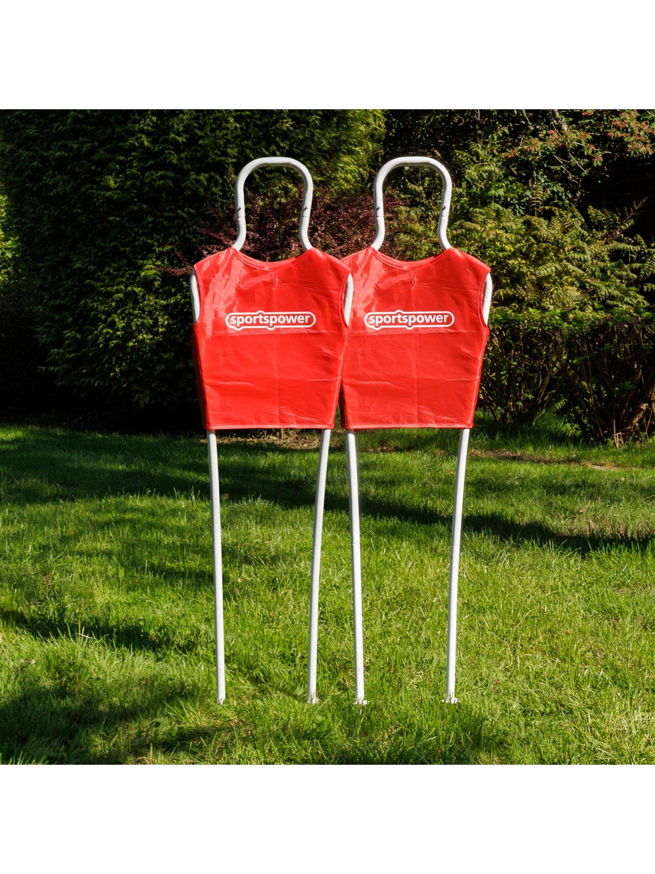 Image 2 of 7 of Sportspower 8ft x 6ft Steel Soccer Goal &amp; 2 defenders