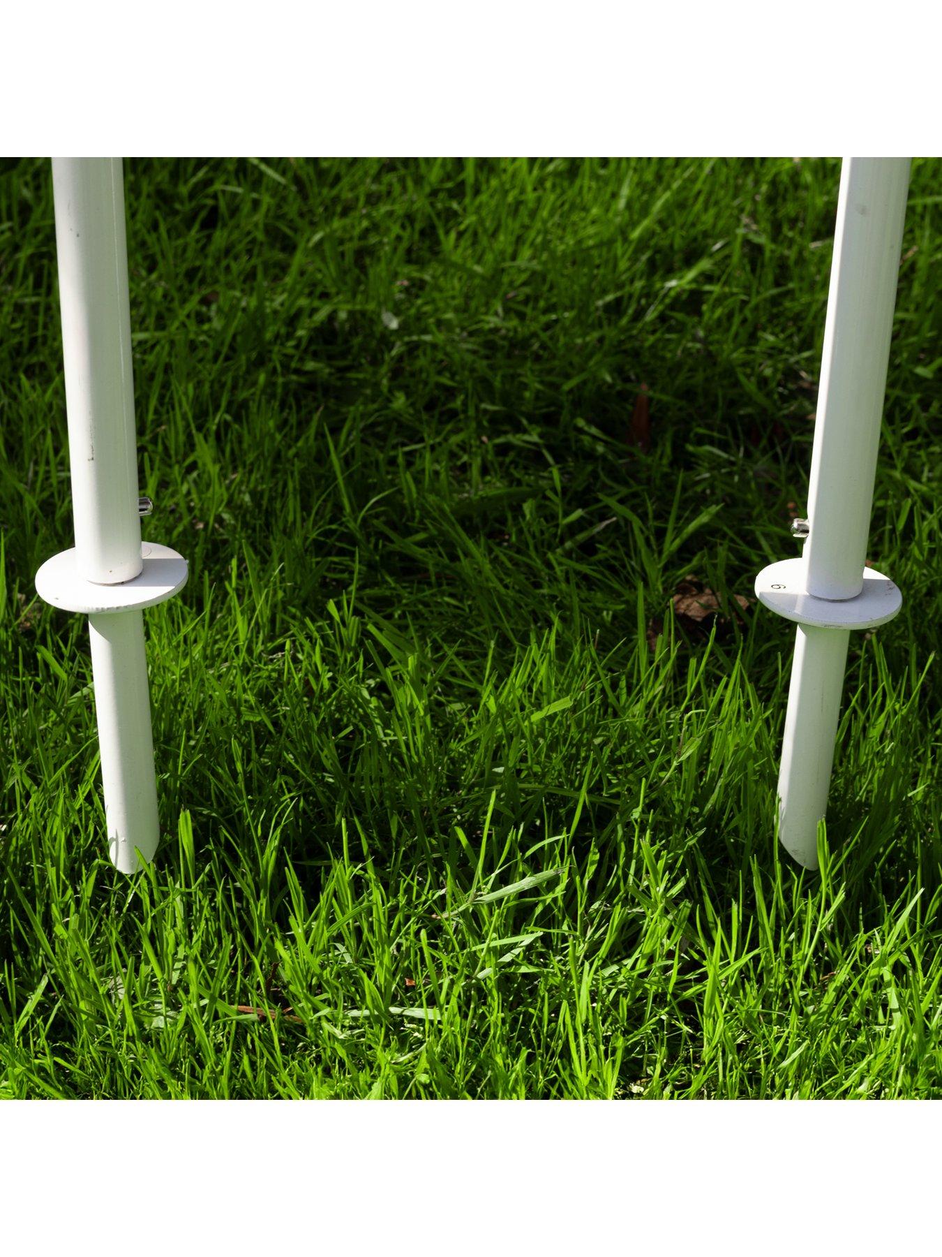 Image 5 of 7 of Sportspower 8ft x 6ft Steel Soccer Goal &amp; 2 defenders