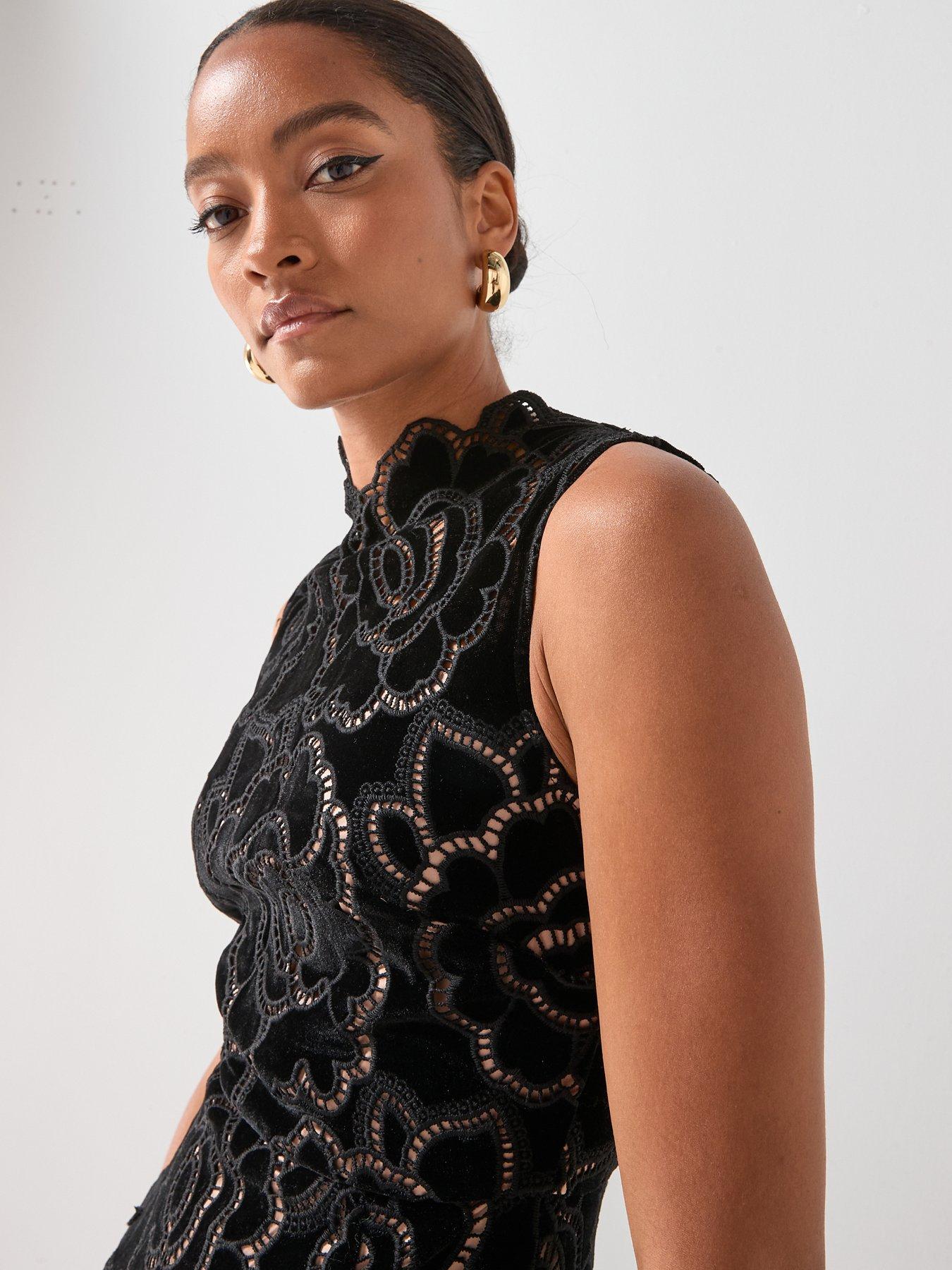 Elliatt Eris Midi Dress - Black | Very