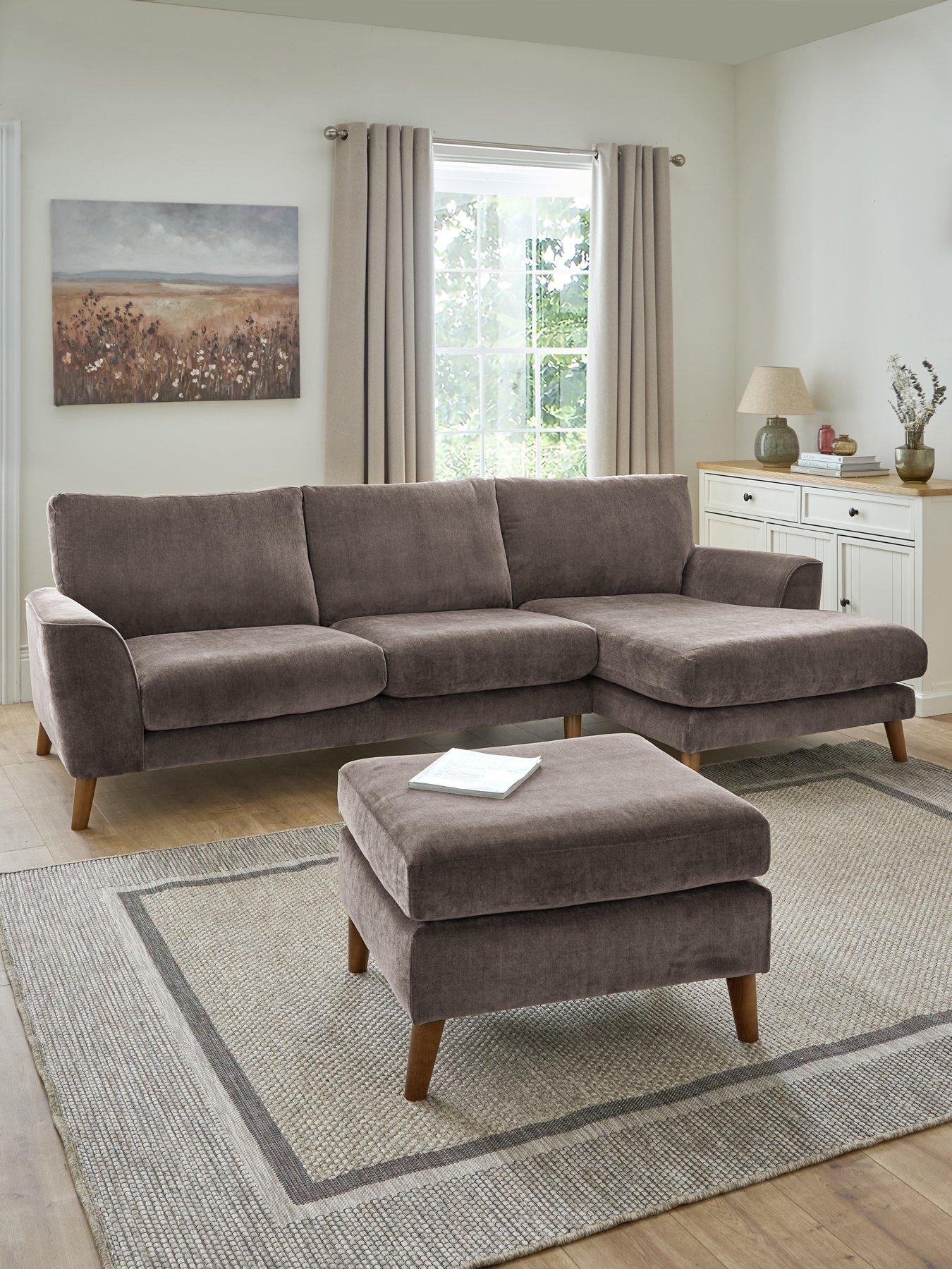 The Very Collection Aiyanna Rh 3 Seater Chaise+Fs