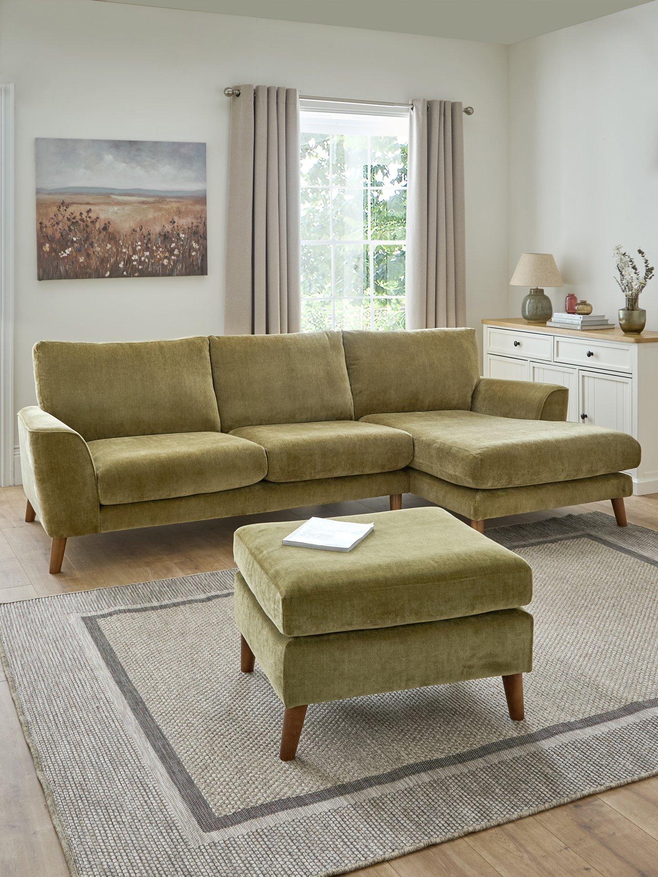 Very Home Aiyanna Rh 3 Seater Chaise+Fs