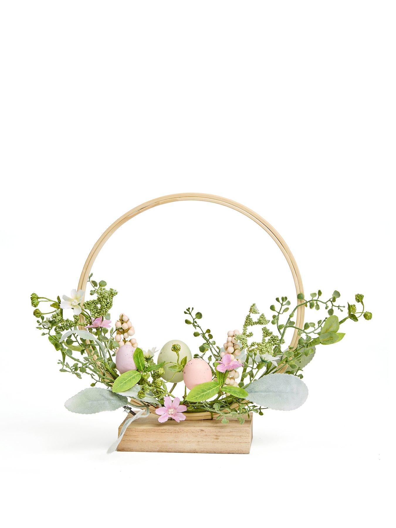 Image 2 of 4 of The Very Collection coloured egg 27X8CM WREATH TABLE CENTRE