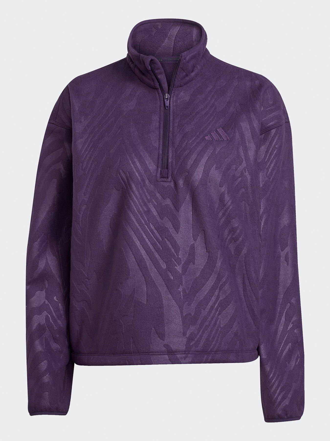 Image 6 of 6 of adidas Womens Training Printed Polarfleece - Purple