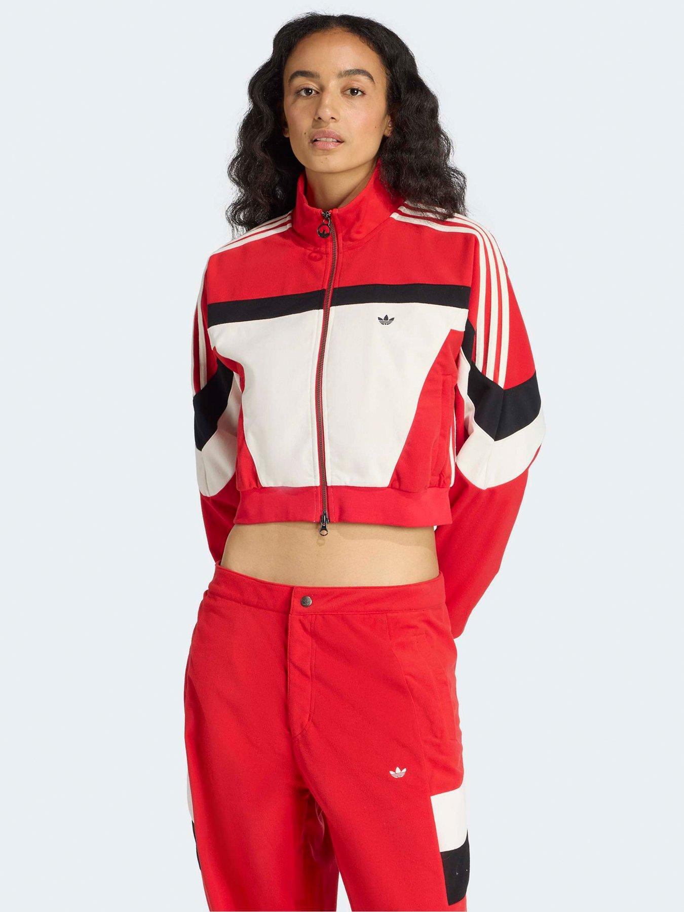 Adidas Originals Womens Blocking Tracksuit Top - Red