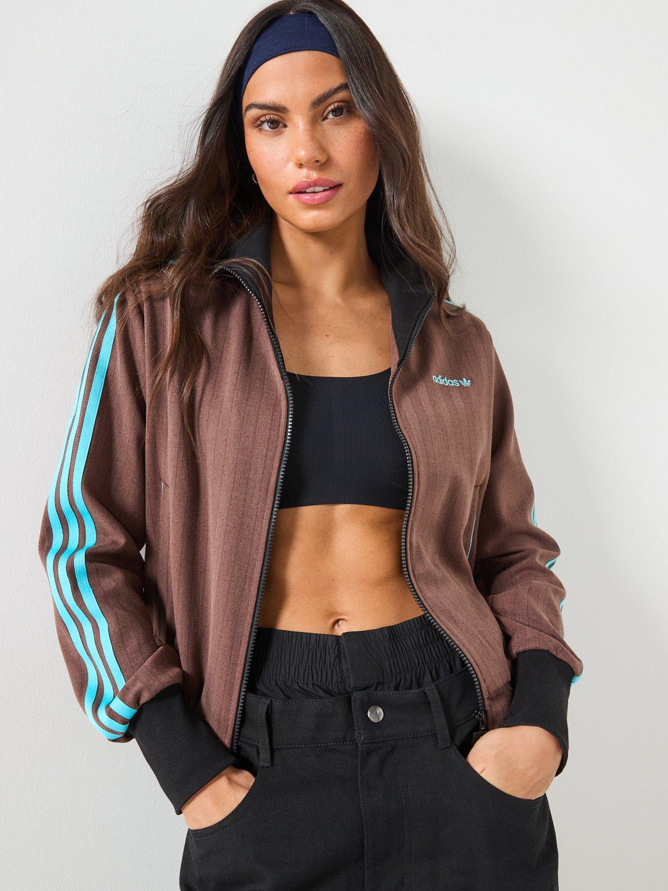 adidas Originals Womens Tailored Tracksuit Tracksuit Top - Brown