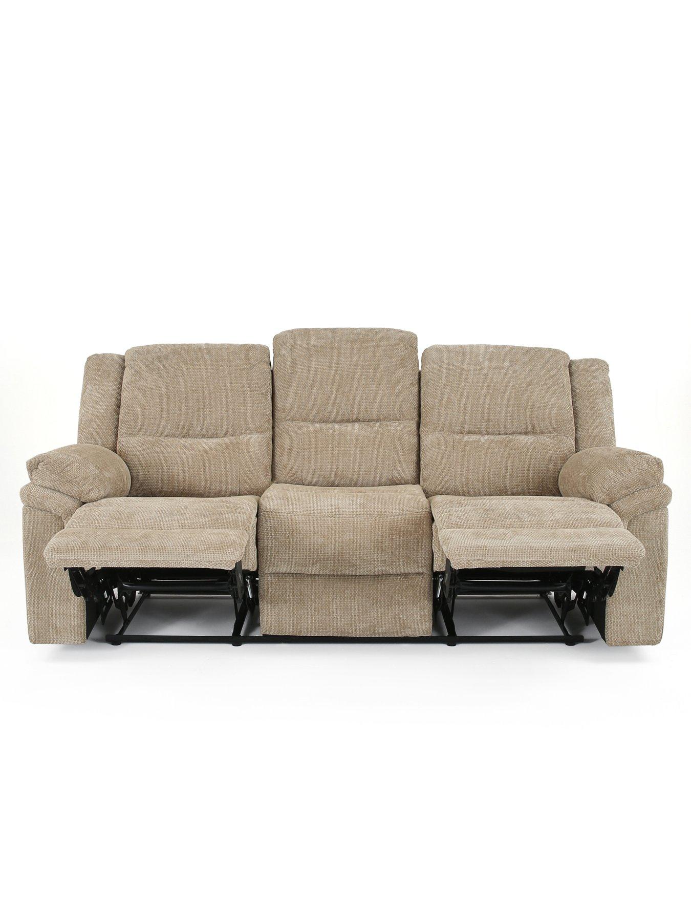 Image 3 of 7 of The Very Collection Albion 3 Seater + Fabric Manual Recliner Chair Set - FSC&reg; Certified