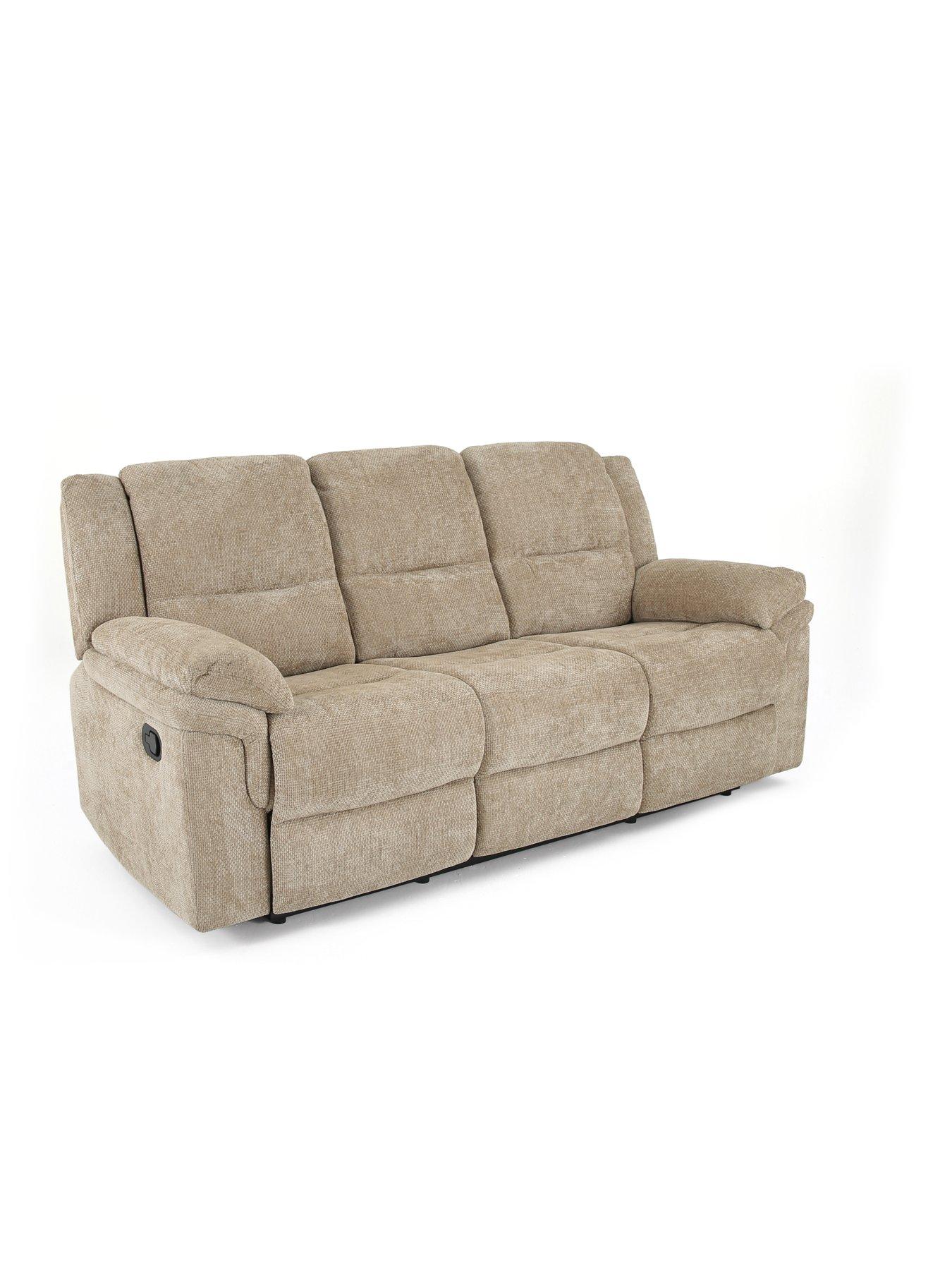 Image 4 of 7 of The Very Collection Albion 3 Seater + Fabric Manual Recliner Chair Set - FSC&reg; Certified