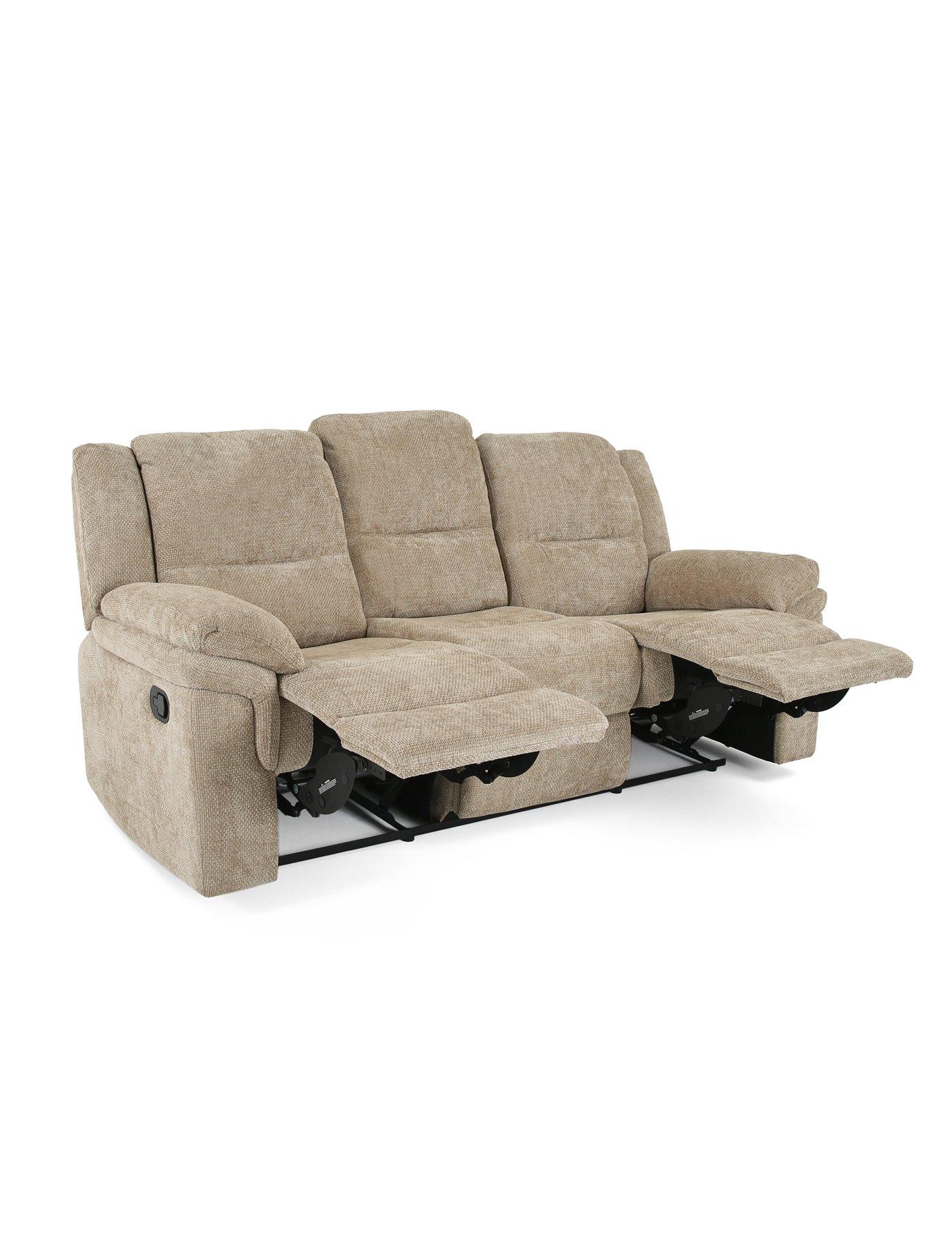 Image 5 of 7 of The Very Collection Albion 3 Seater + Fabric Manual Recliner Chair Set - FSC&reg; Certified
