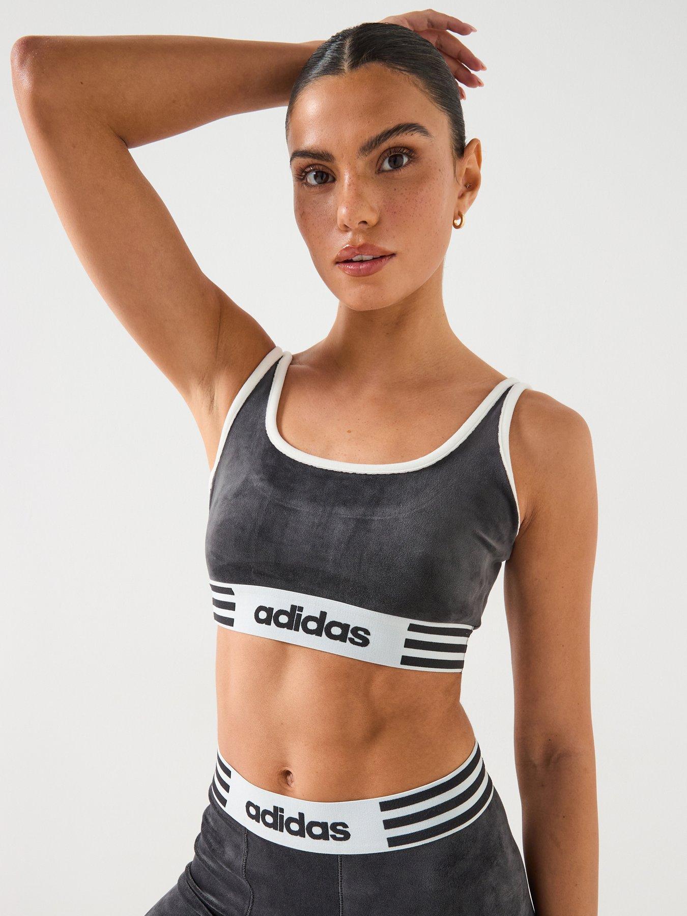 Image 1 of 5 of adidas Originals Womens Winterized Bra Top - Black