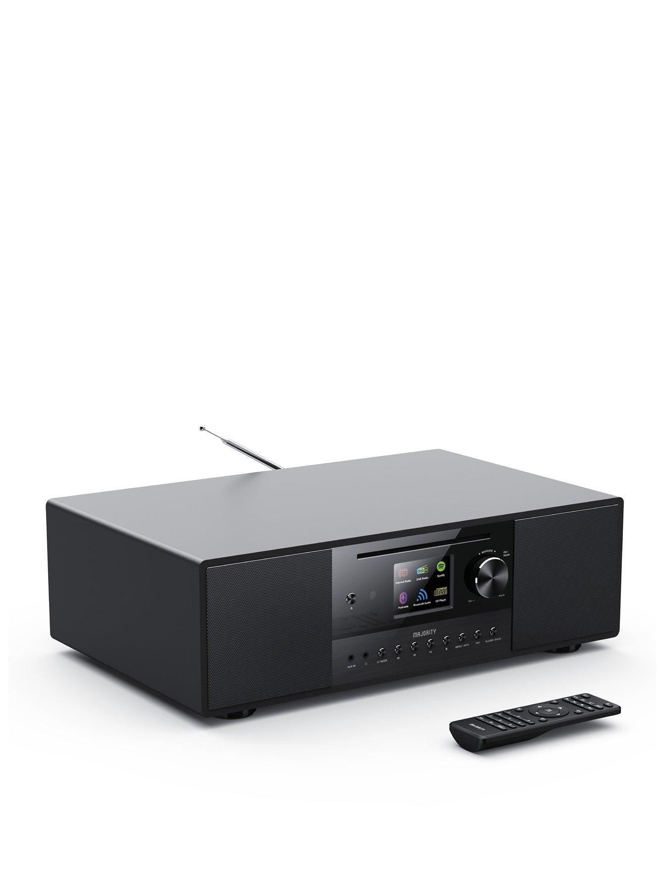 Majority Quadriga DAB+/Internet Radio with Bluetooth and CD Player