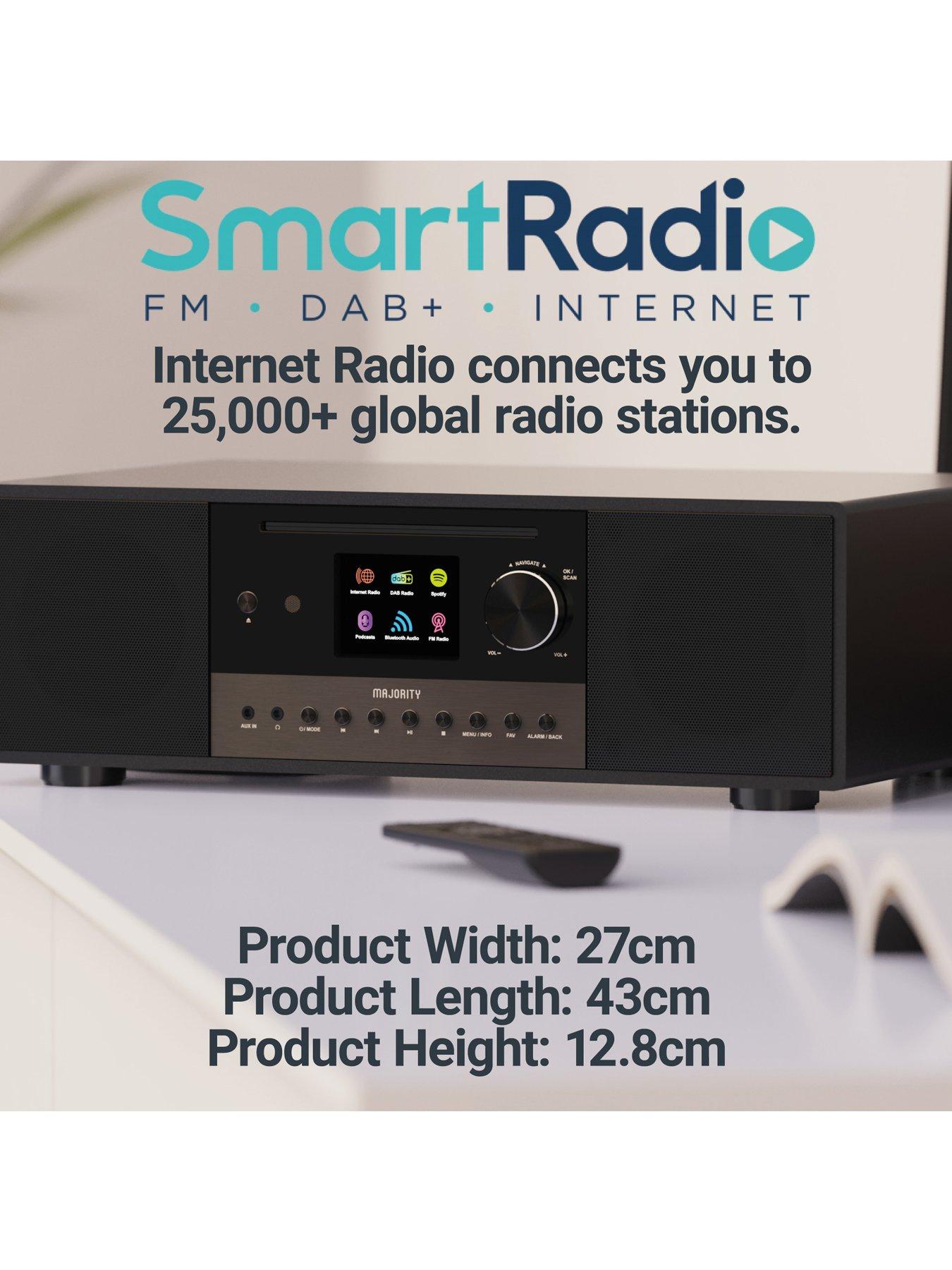 Image 5 of 8 of Majority Quadriga DAB+/Internet Radio with Bluetooth and CD Player