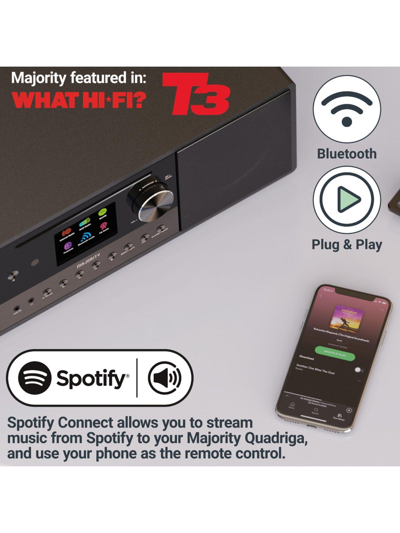 Image 7 of 8 of Majority Quadriga DAB+/Internet Radio with Bluetooth and CD Player