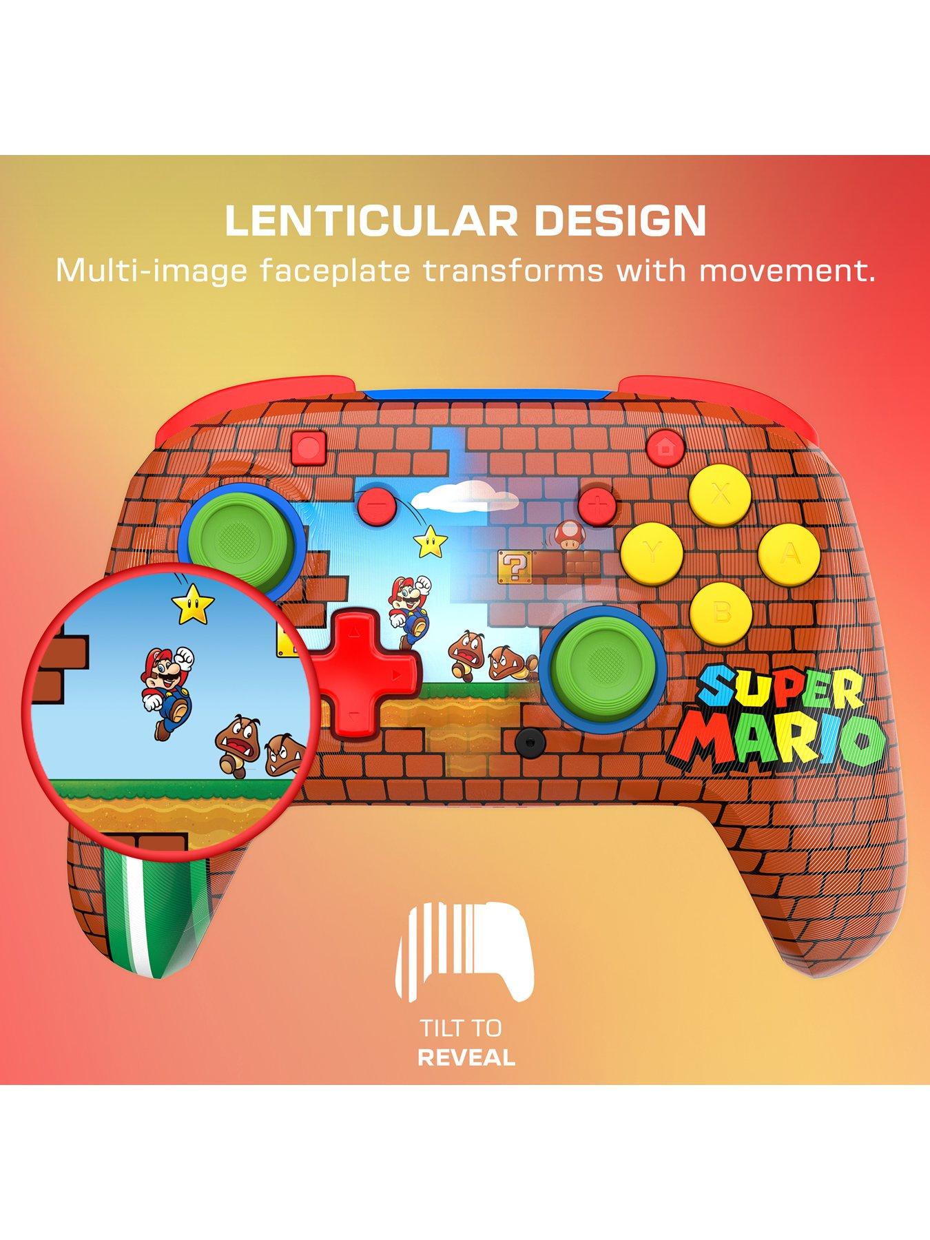 Image 3 of 8 of Turtle Beach Rematch Wireless Controller for&nbsp;Nintendo&nbsp;Switch - Mario Bricks Reveal