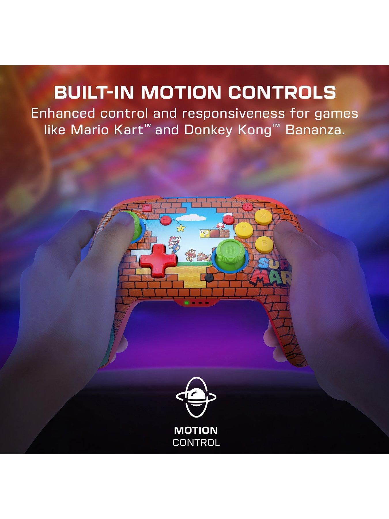 Image 4 of 8 of Turtle Beach Rematch Wireless Controller for&nbsp;Nintendo&nbsp;Switch - Mario Bricks Reveal