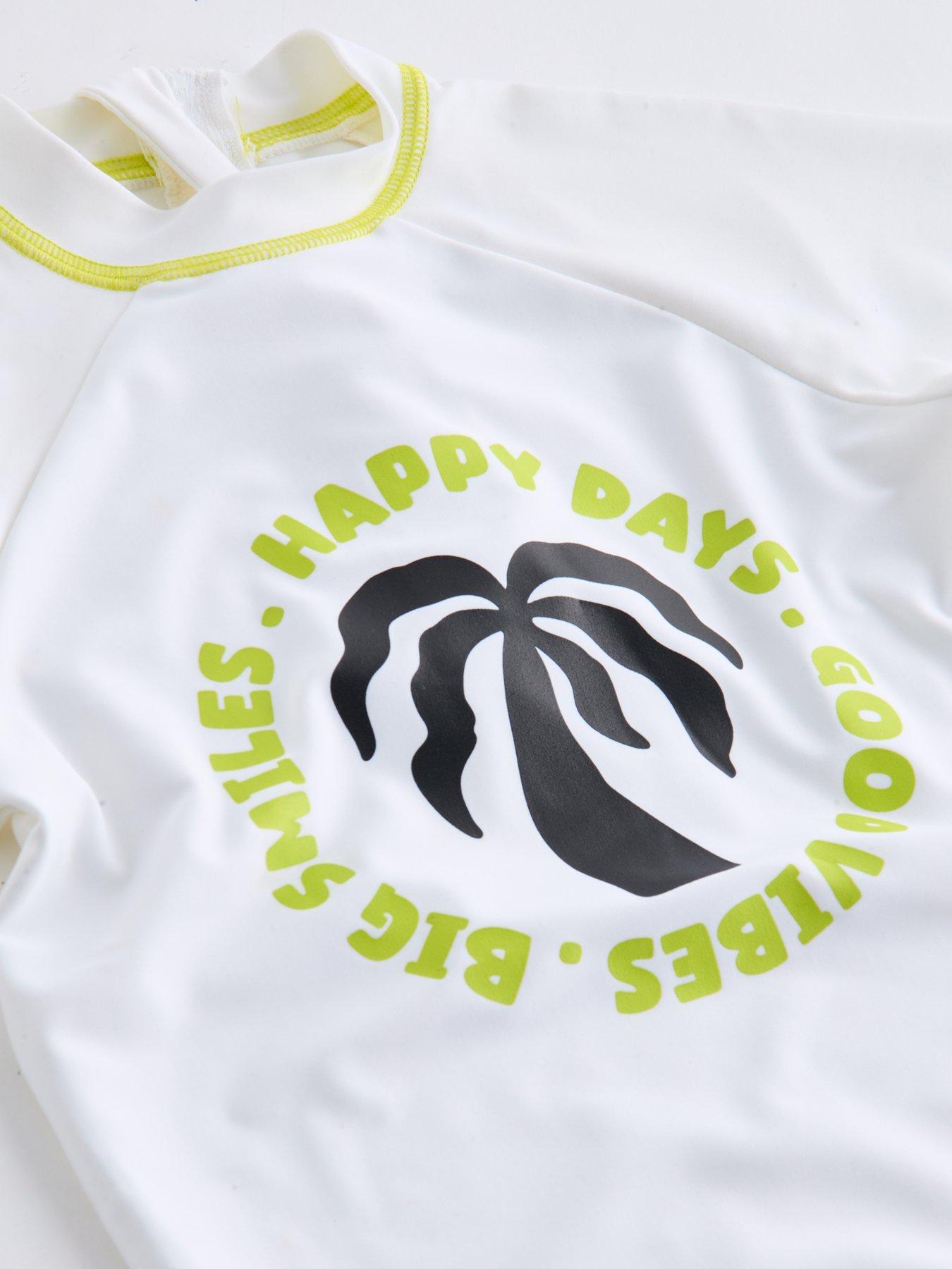 Image 4 of 4 of The Very Collection Boys Rash Vest And Swim Short Set - Multi