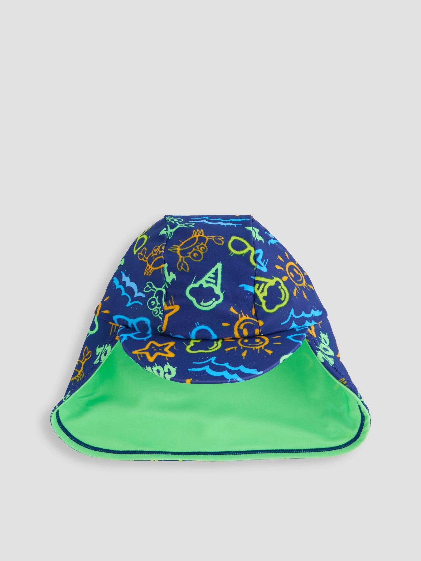 Image 3 of 5 of The Very Collection Boys Printed Surfsuit And Hat - Multi