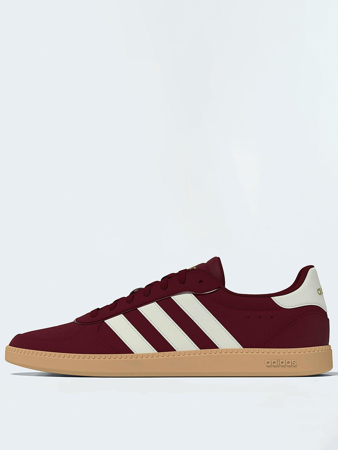 adidas Originals Unisex Breaknet Sleek Trainers - Burgundy/White/Gum