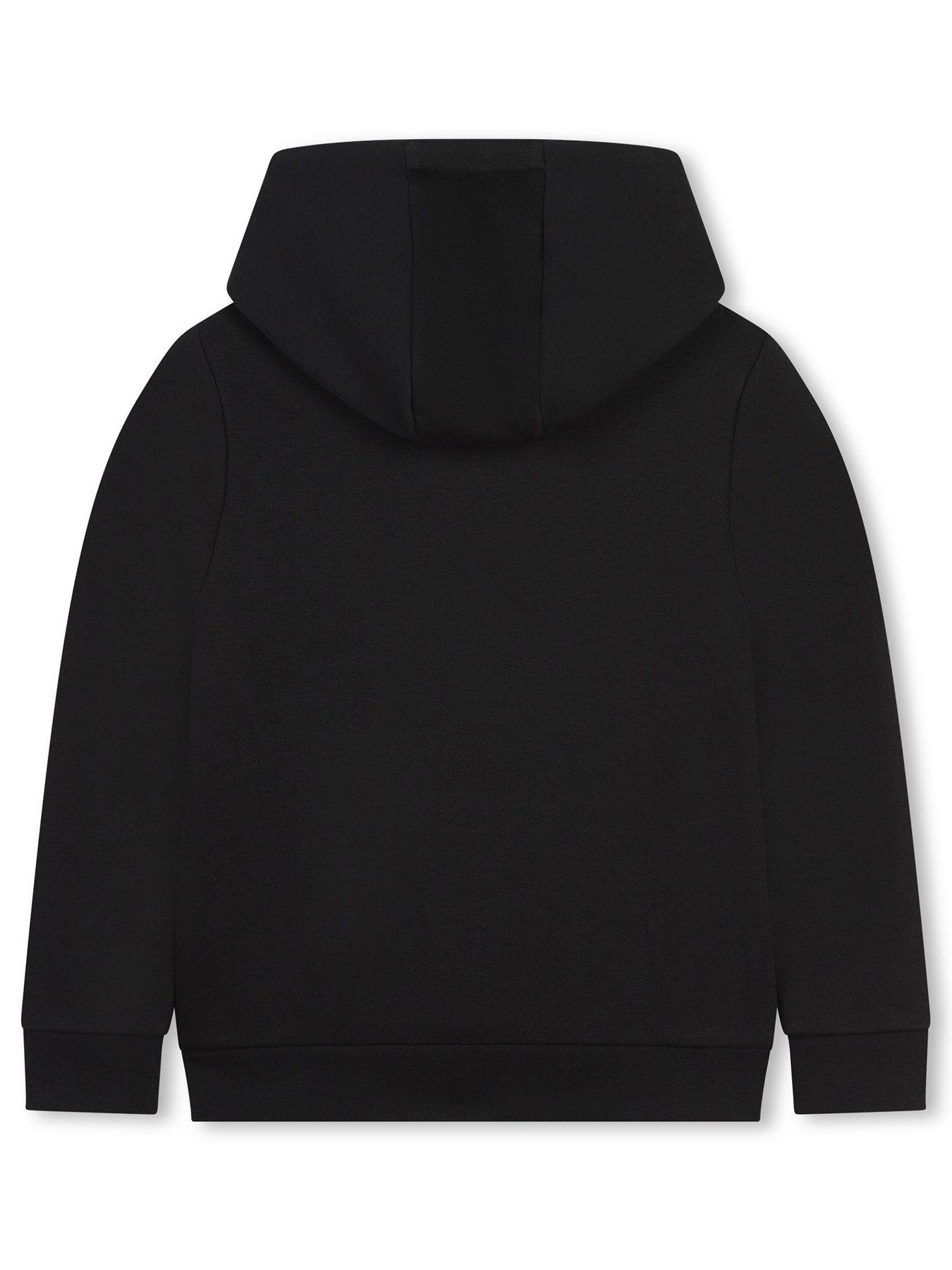 Image 2 of 3 of BOSS Boys Logo Hoodie - Black