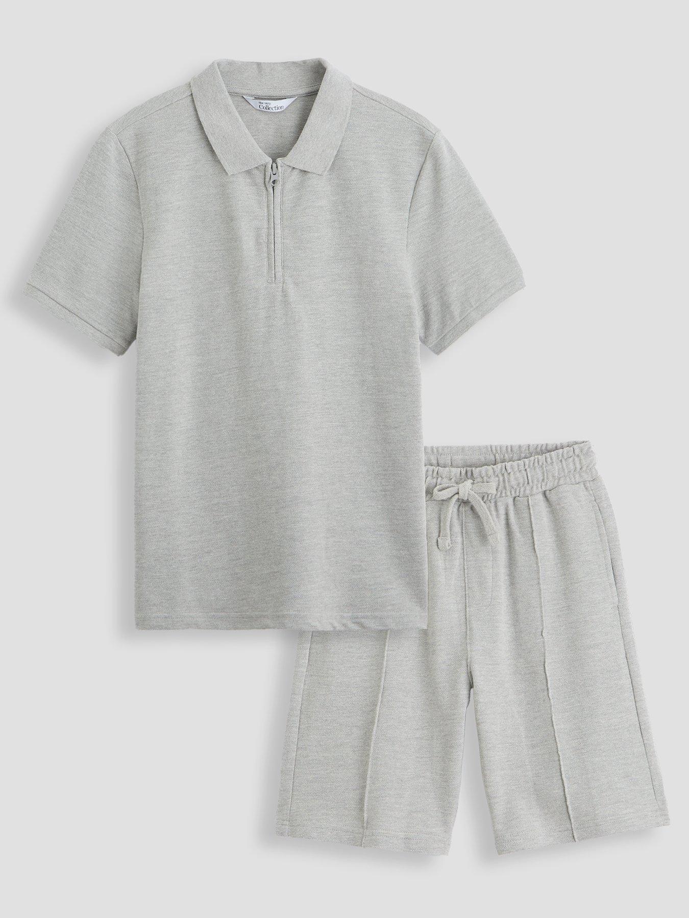 Image 1 of 4 of The Very Collection Boys Polo and Shorts Set - Multi