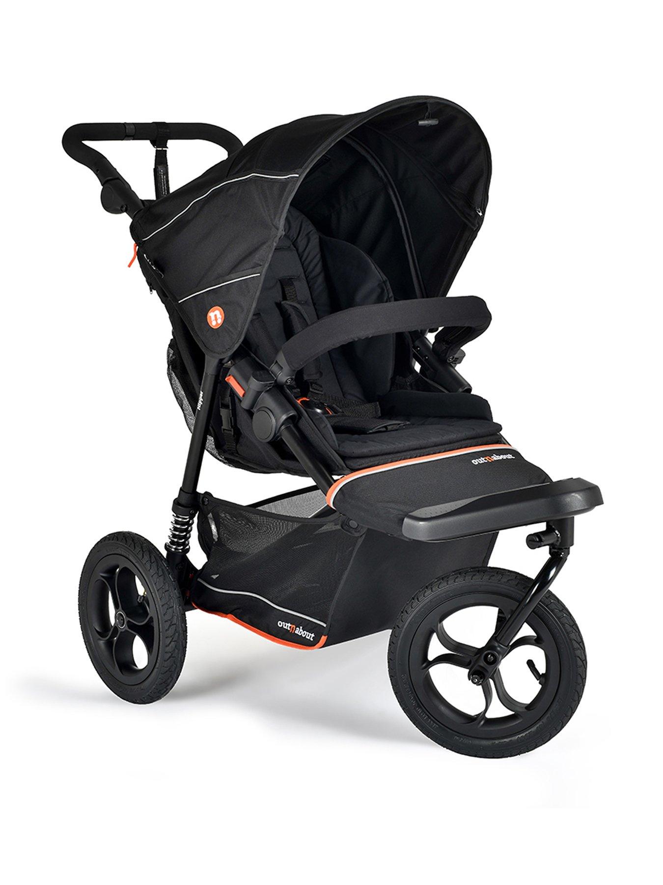 Image 1 of 5 of Out n About Nipper Single V6 Pushchair - Summit Black