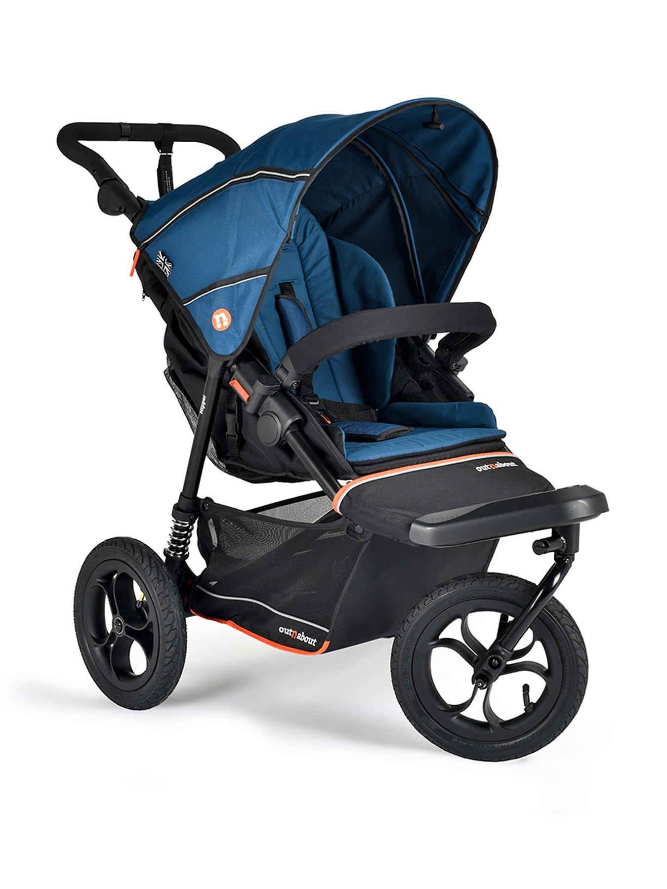 Out n About Nipper Single V6 Pushchair - Highland Blue