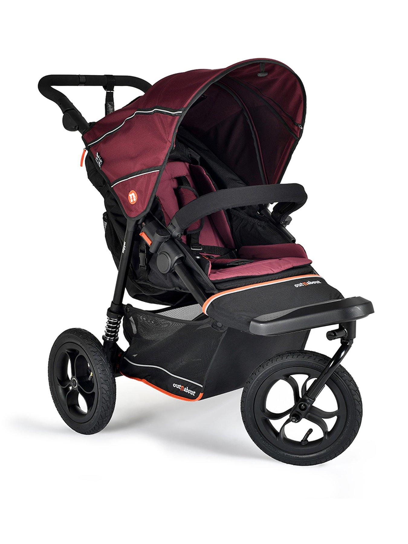 Out n About Nipper Single V6 Pushchair - Bramble Berry
