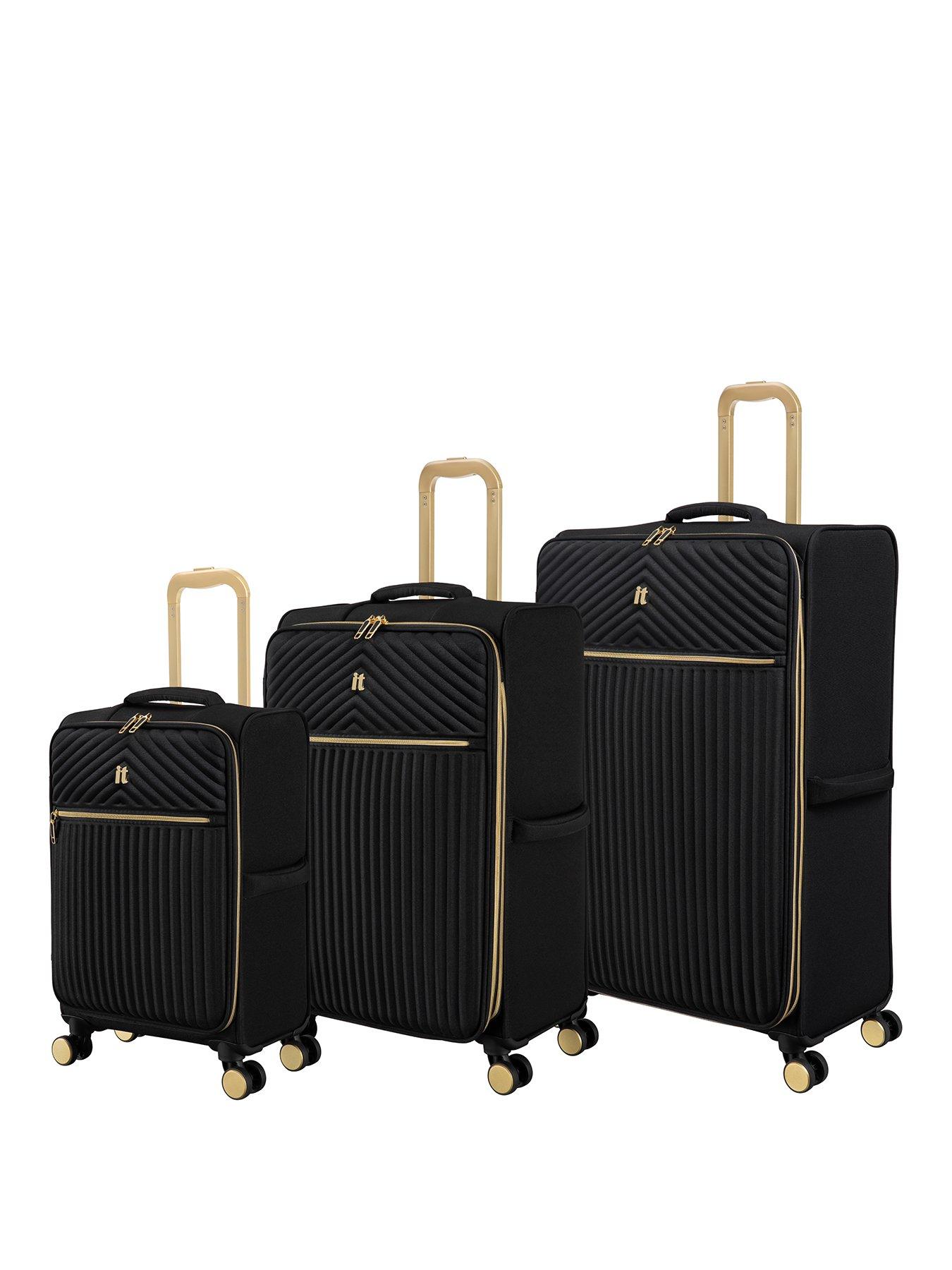 it Luggage Esplanade Black 3pc Suitcase Set