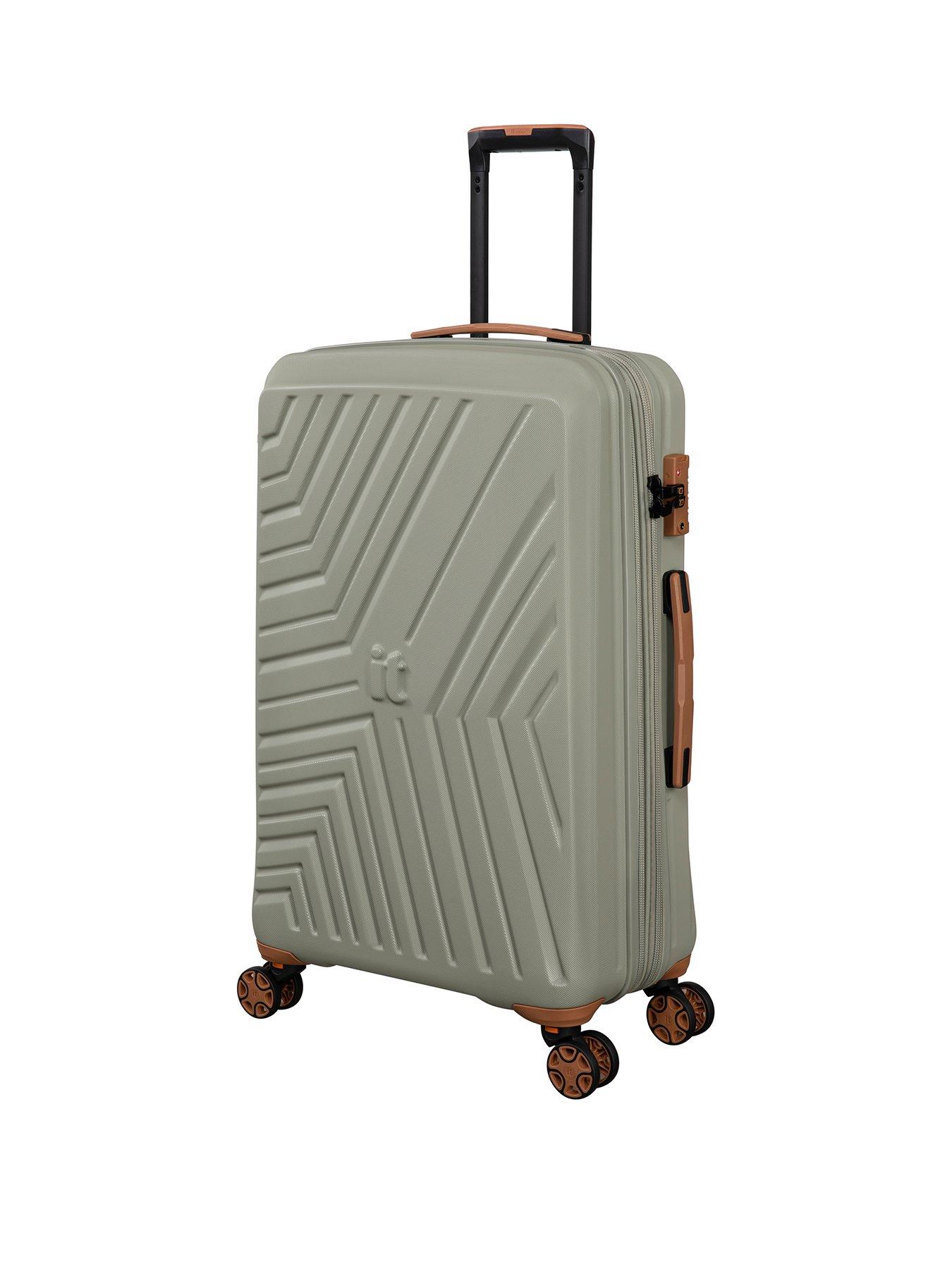 it Luggage Convertible Abbey Stone Medium Suitcase with Removeable Wheels