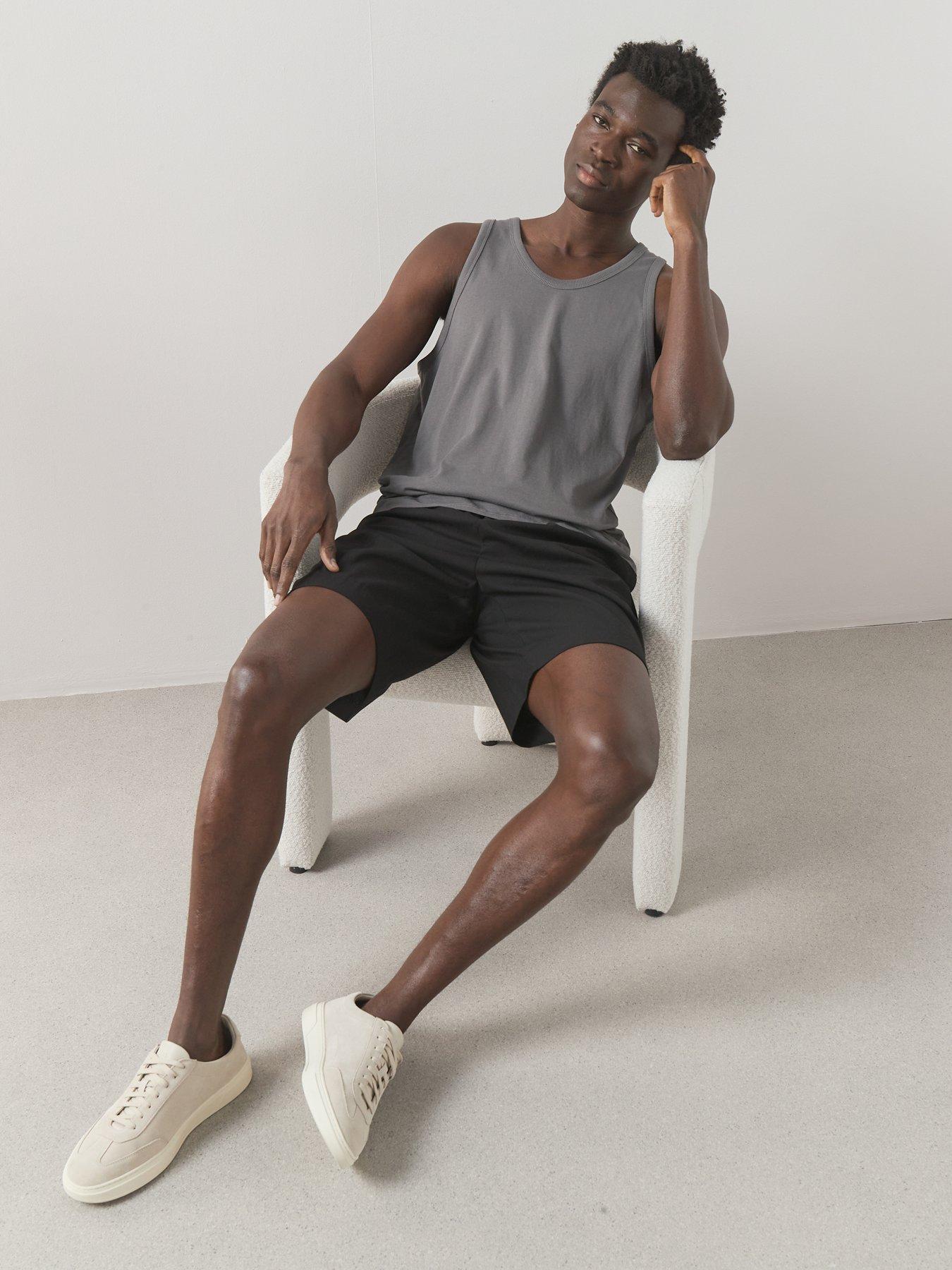 Image 7 of 7 of The Very Collection 3 Pack Pure Cotton Jersey Vests - Grey/Blue