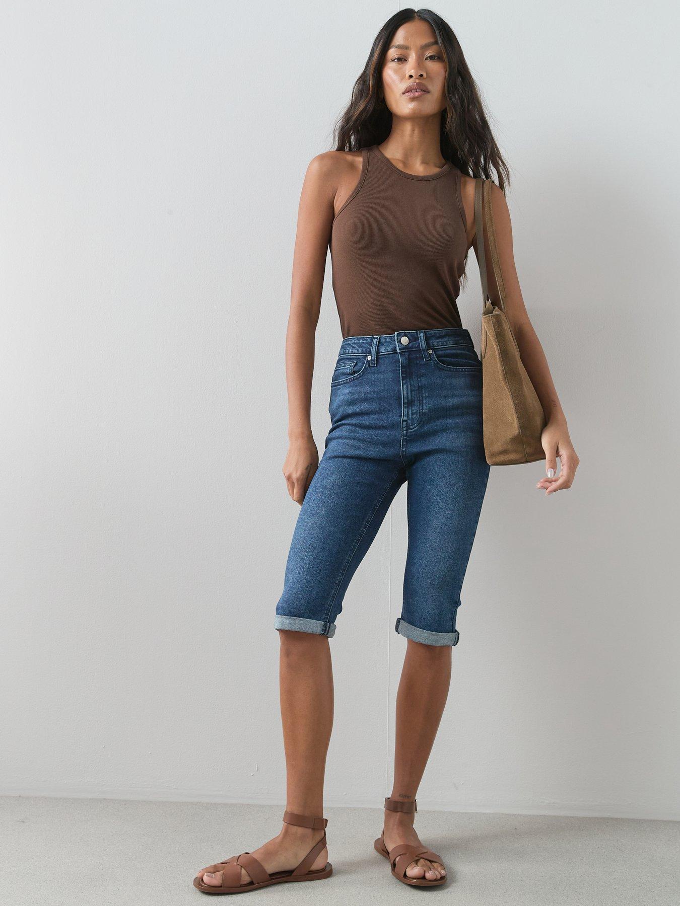 The Very Collection Sydney Denim Shorts - Dark Wash