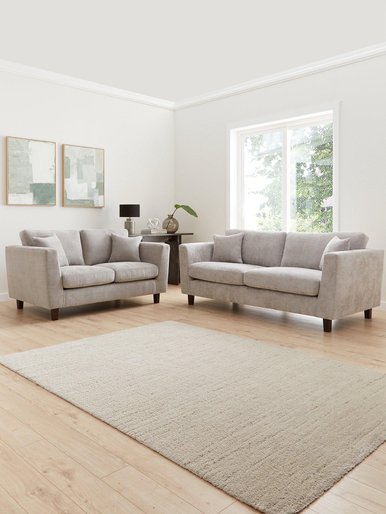 The Very Collection Cala Fabric 3 Seater + 2 Seater Sofa Set (Buy  &  SAVE!) - FSC® Certified