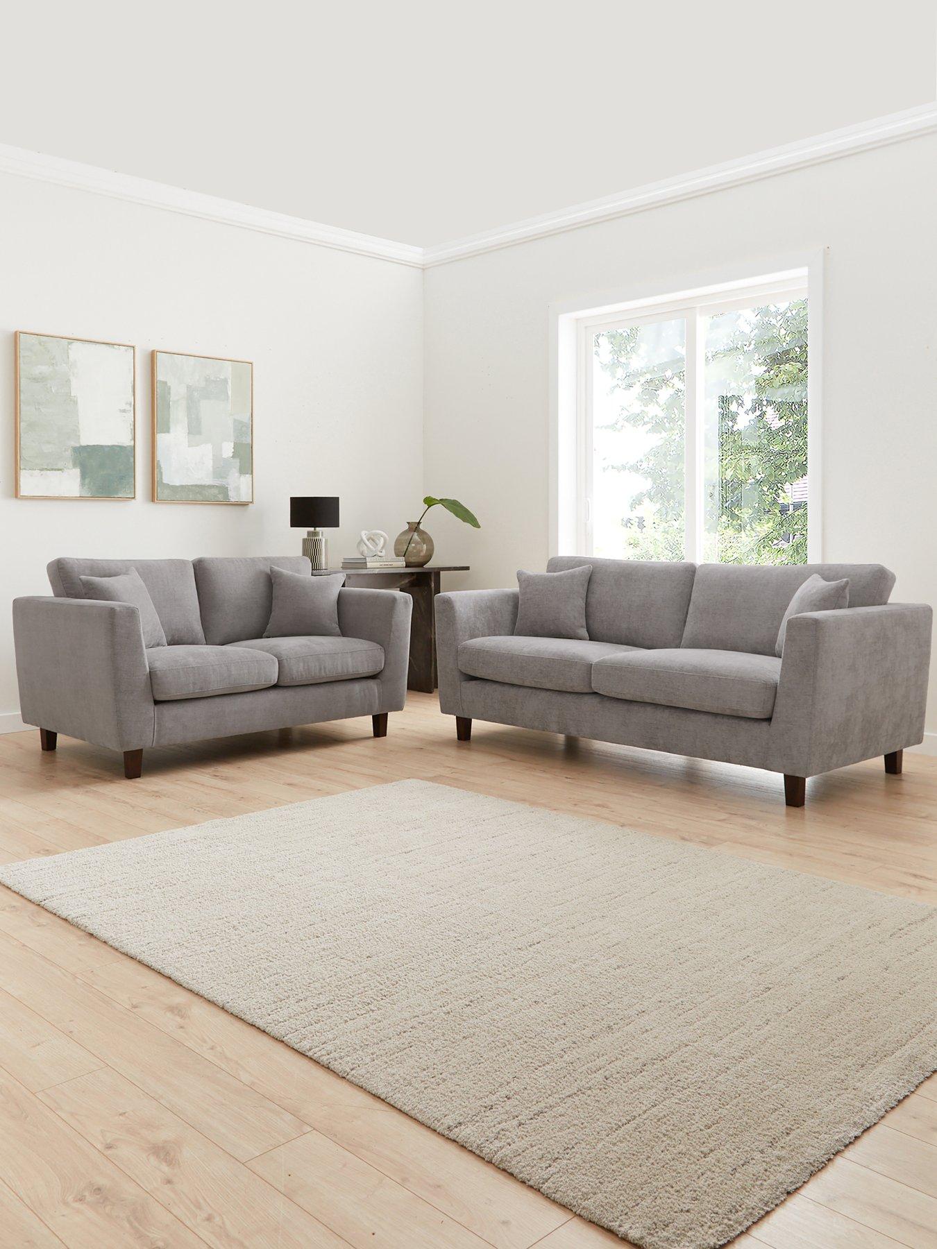 The Very Collection Cala Fabric 3 Seater + 2 Seater Sofa Set (Buy  &  SAVE!) - FSC® Certified