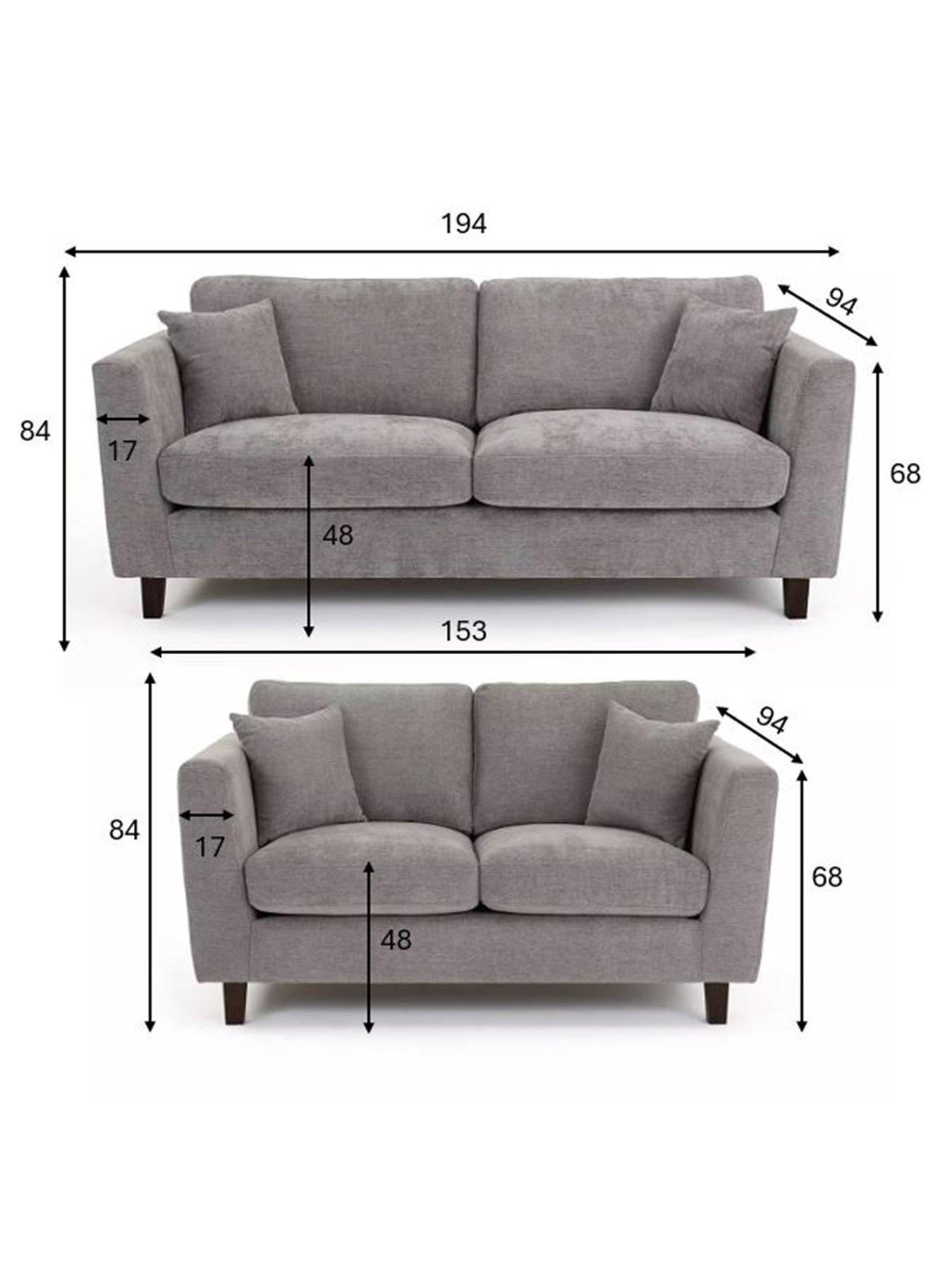 Image 7 of 7 of The Very Collection Cala Fabric&nbsp;3 Seater&nbsp;+ 2 Seater Sofa Set (Buy &amp; SAVE!) - FSC&reg; Certified