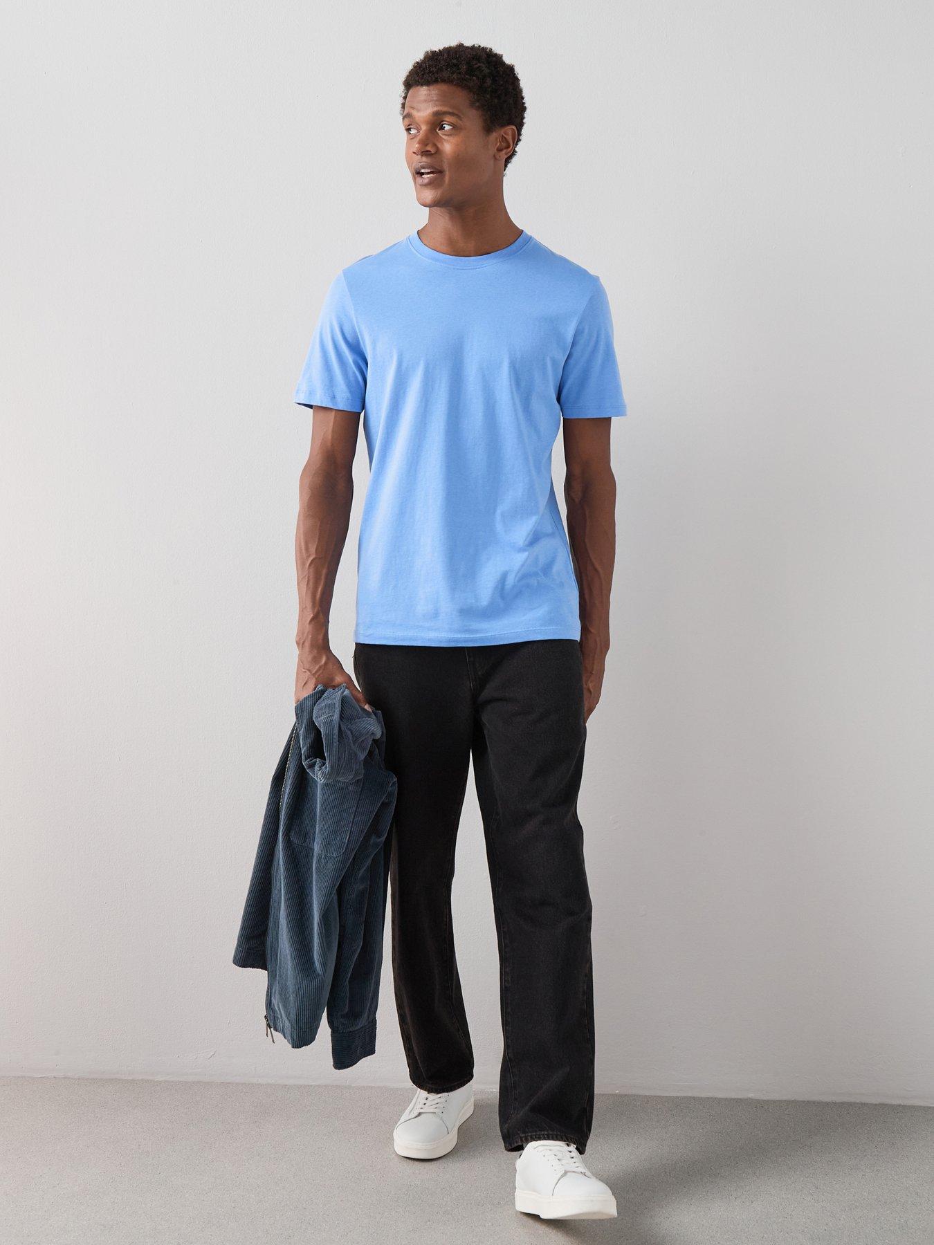 Image 4 of 7 of The Very Collection 5 Pack Pure Cotton Crew Neck T-shirts - Multi