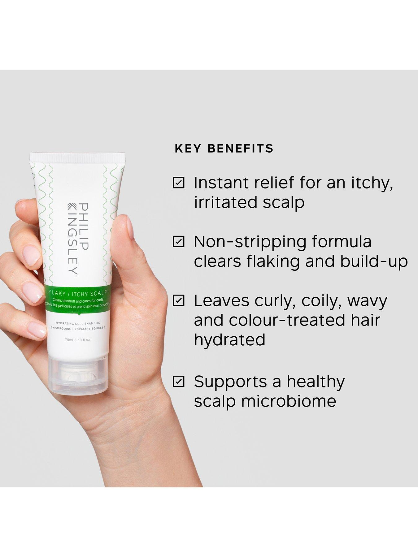 Image 3 of 7 of Philip Kingsley Flaky/Itchy Scalp Hydrating Curl Anti-Dandruff Shampoo 75ml