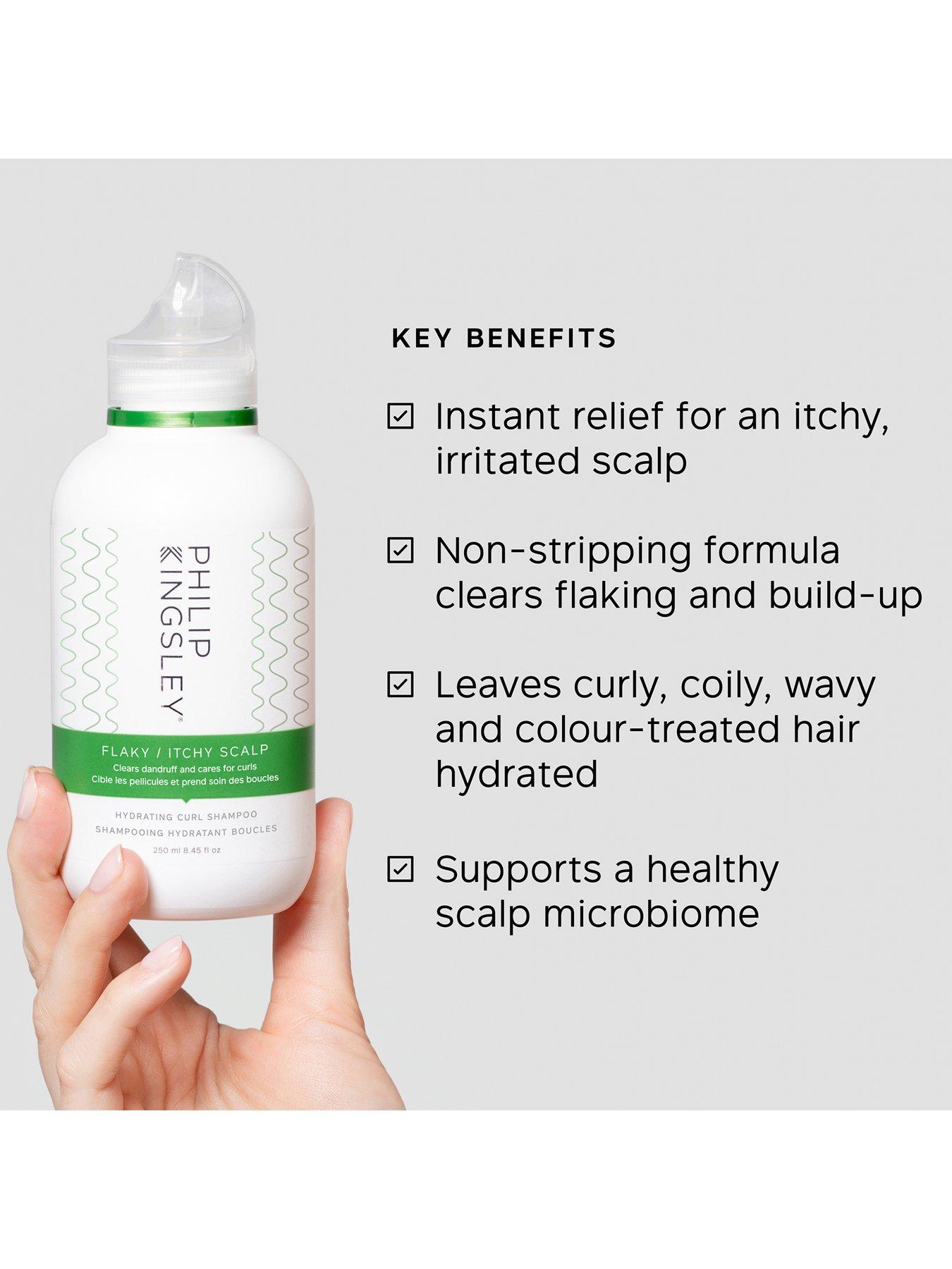 Image 3 of 6 of Philip Kingsley Flaky/Itchy Scalp Hydrating Curl Anti-Dandruff Shampoo 250ml
