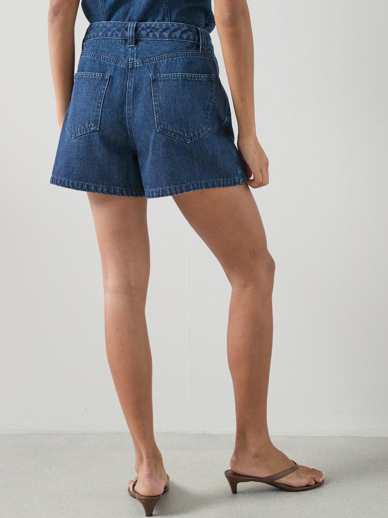 Image 2 of 7 of The Very Collection Denim Co-Ord Skort - Dark Wash