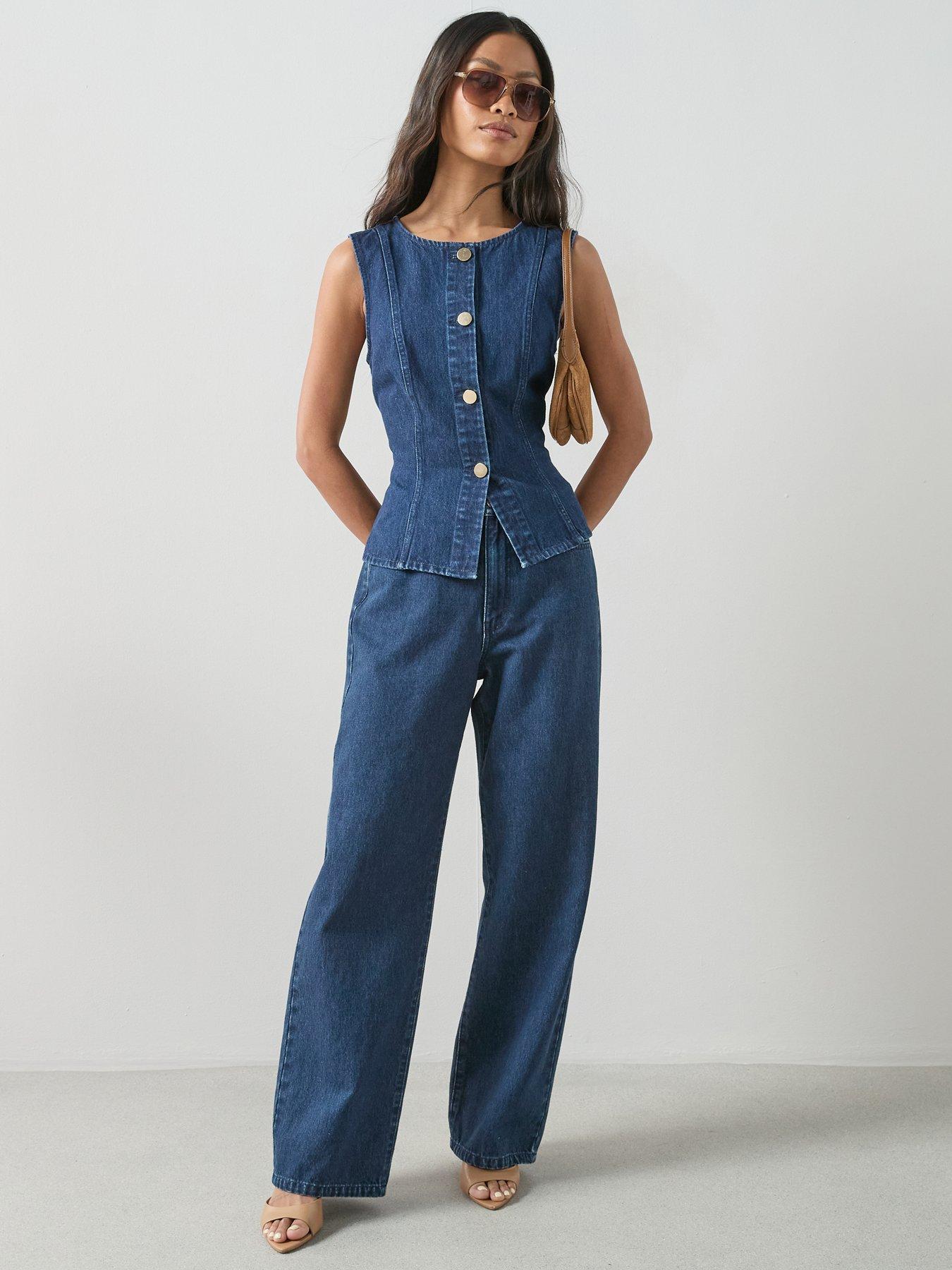 The Very Collection Denim Co-Ord Jeans - Dark Wash