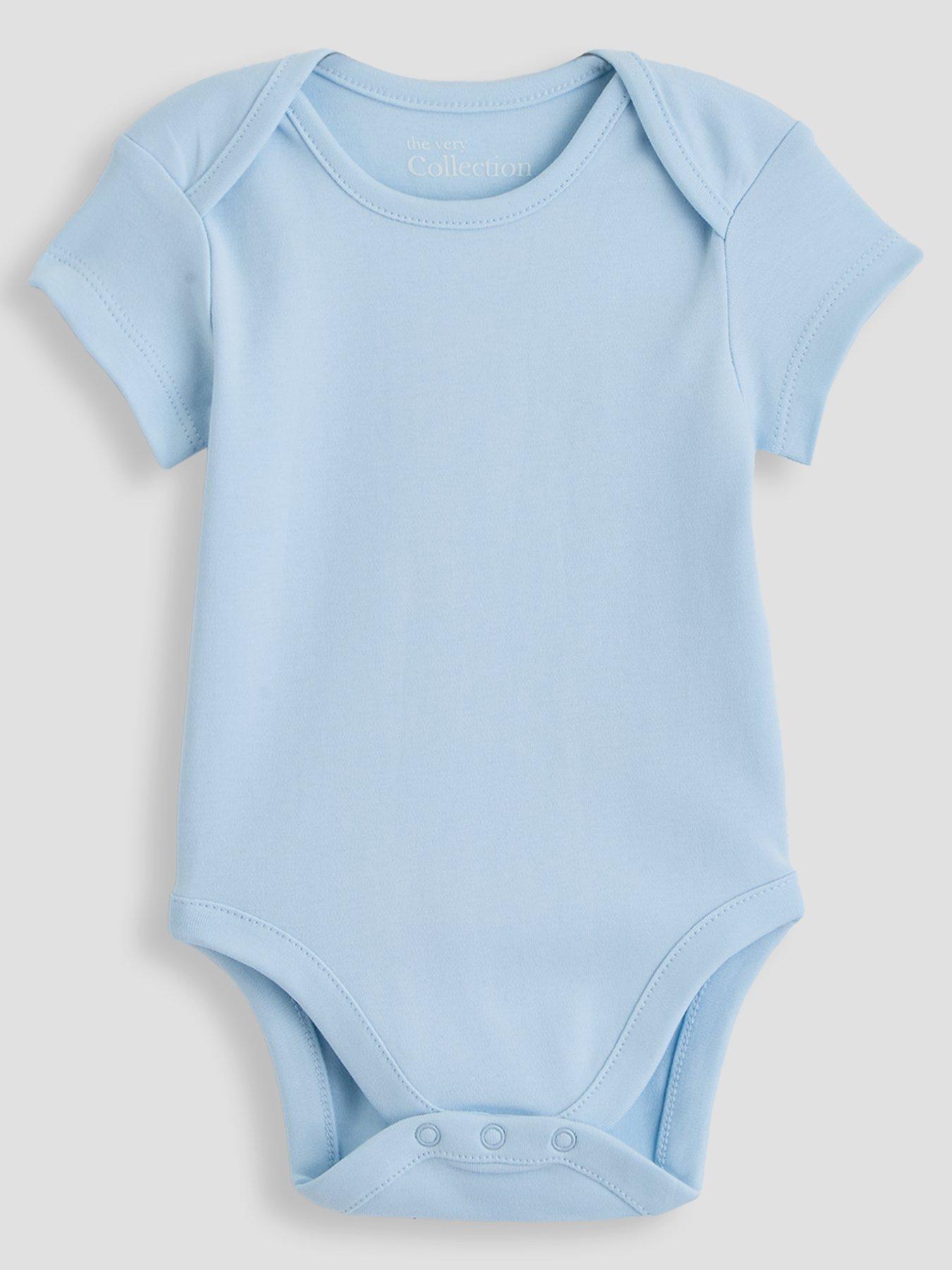 Image 3 of 5 of The Very Collection 5 Pack Boys Core Short Sleeve Bodysuits