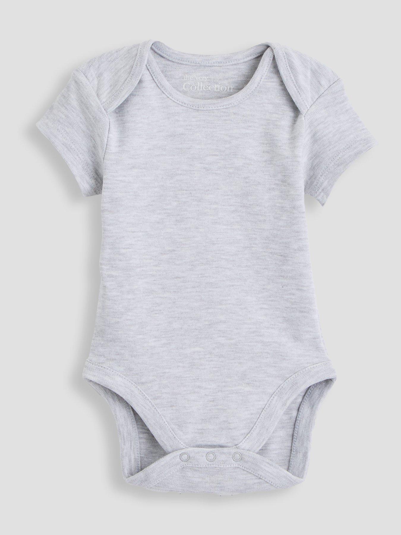 Image 4 of 5 of The Very Collection 5 Pack Boys Core Short Sleeve Bodysuits