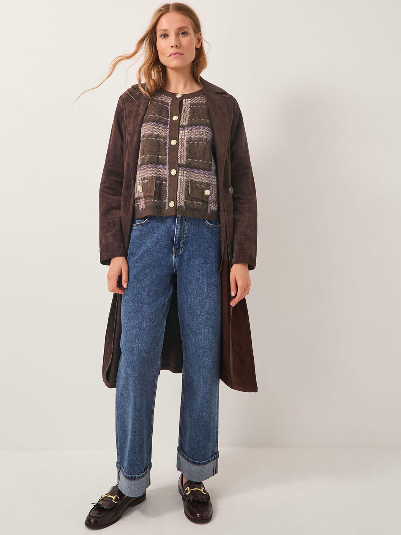 Monsoon Carmen Check Cardi