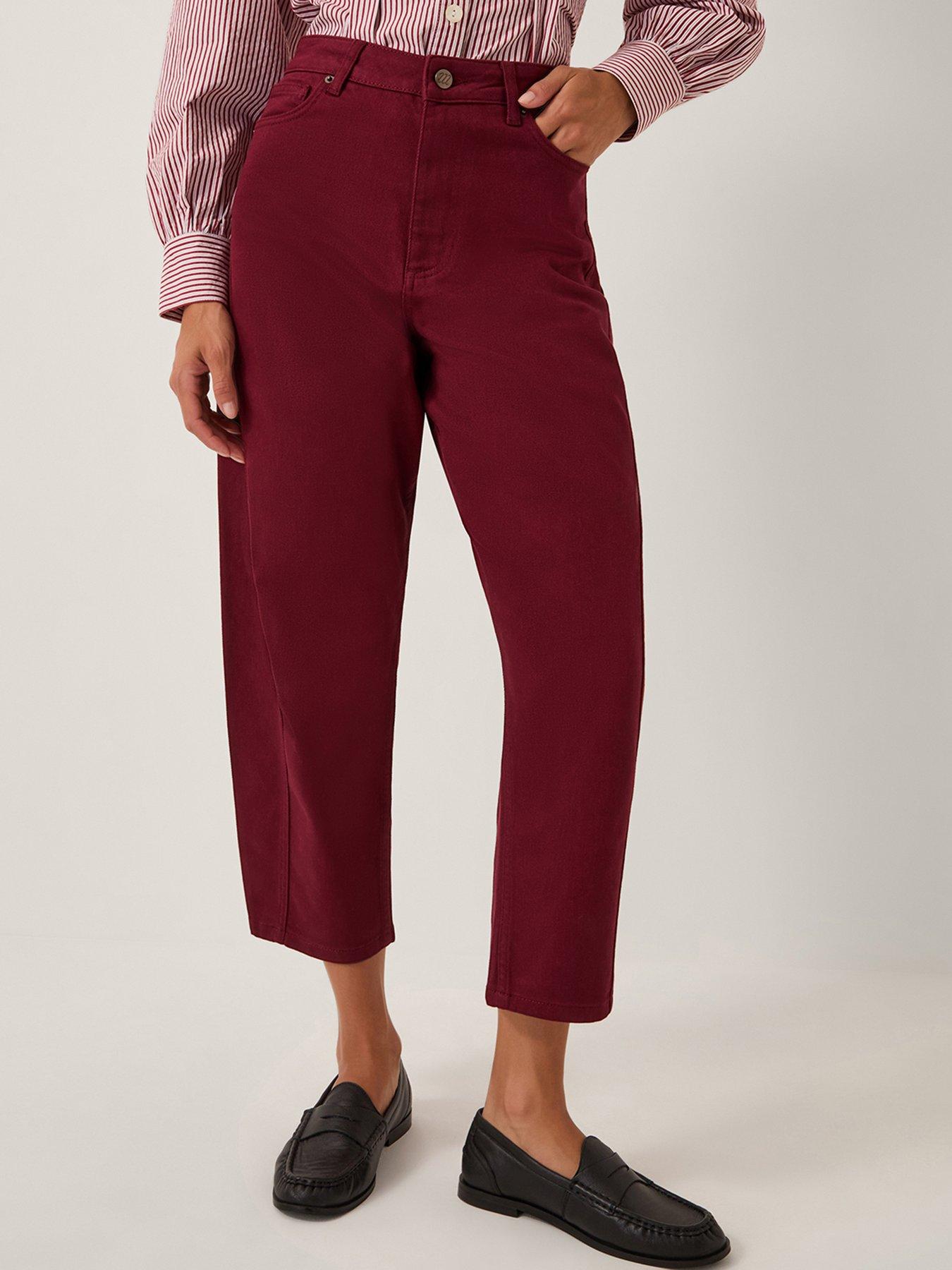 Monsoon Leah Barrel Jean - Red