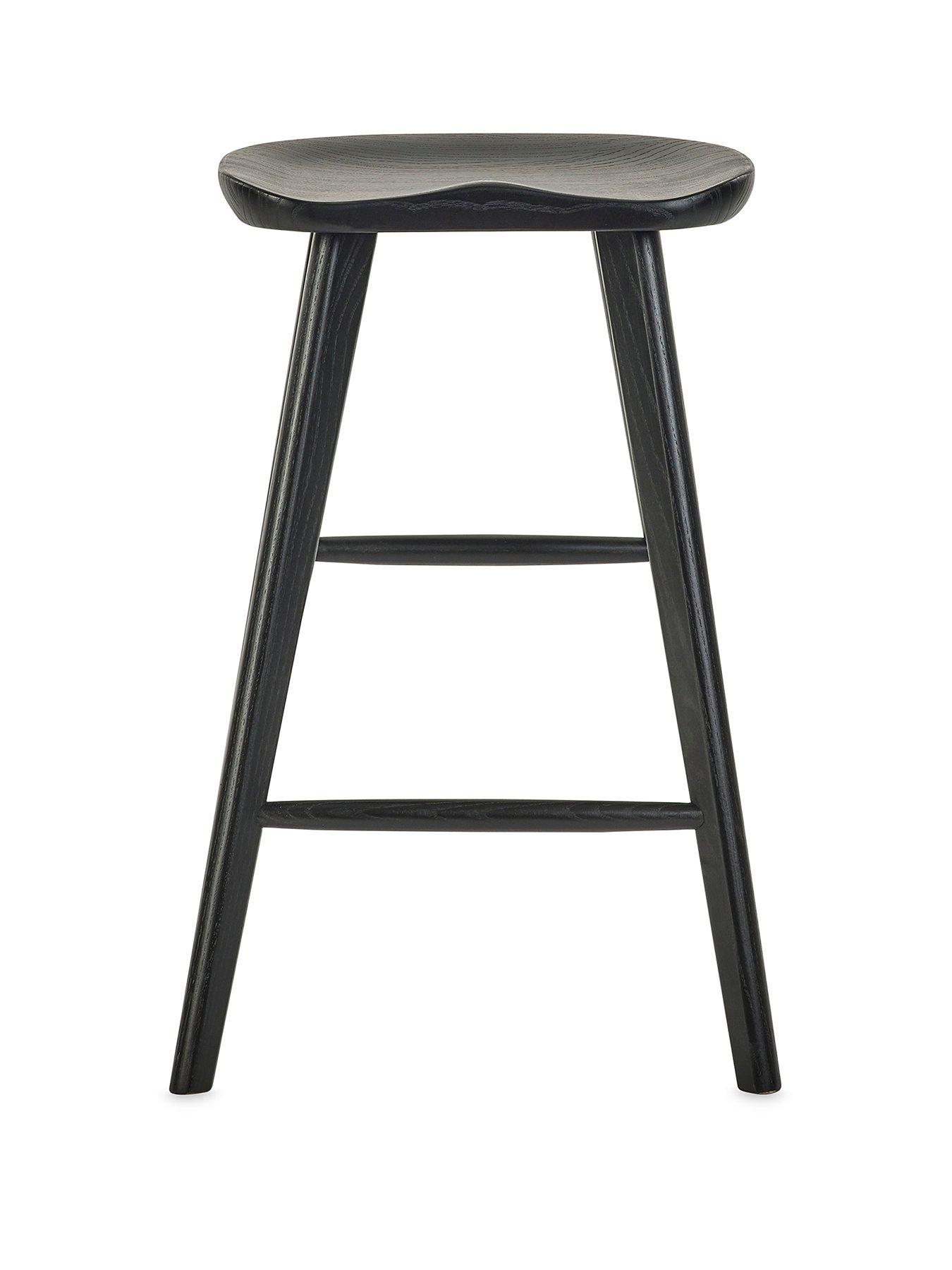 Image 2 of 6 of Julian Bowen Mulu Solid Oak Bar Stool