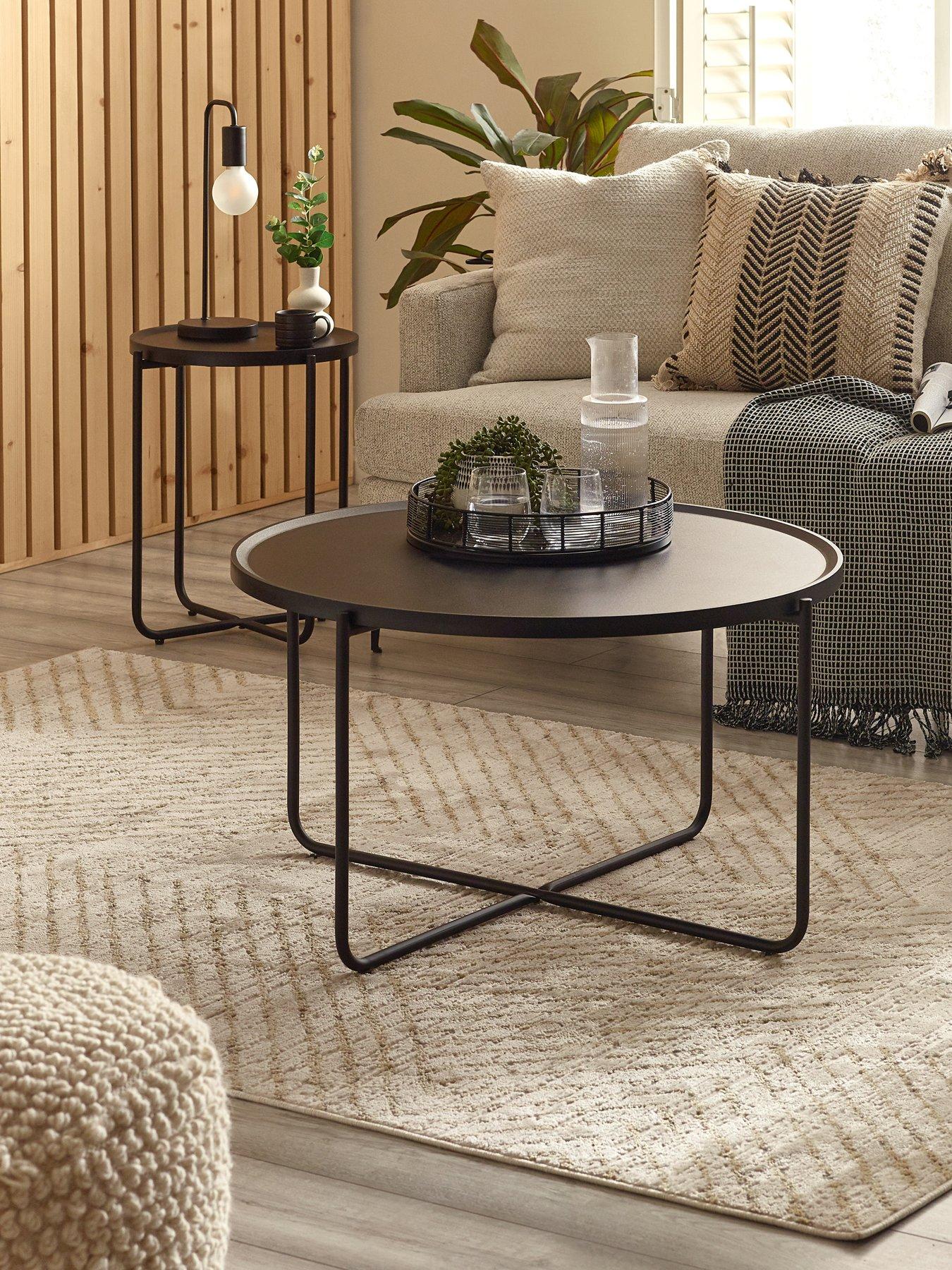 Julian Bowen Sagrada Coffee And Lamp Table Set